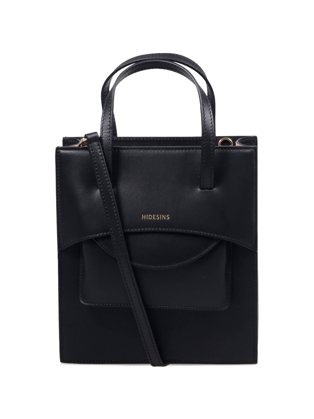 Hidesins Flap J Black Handbag