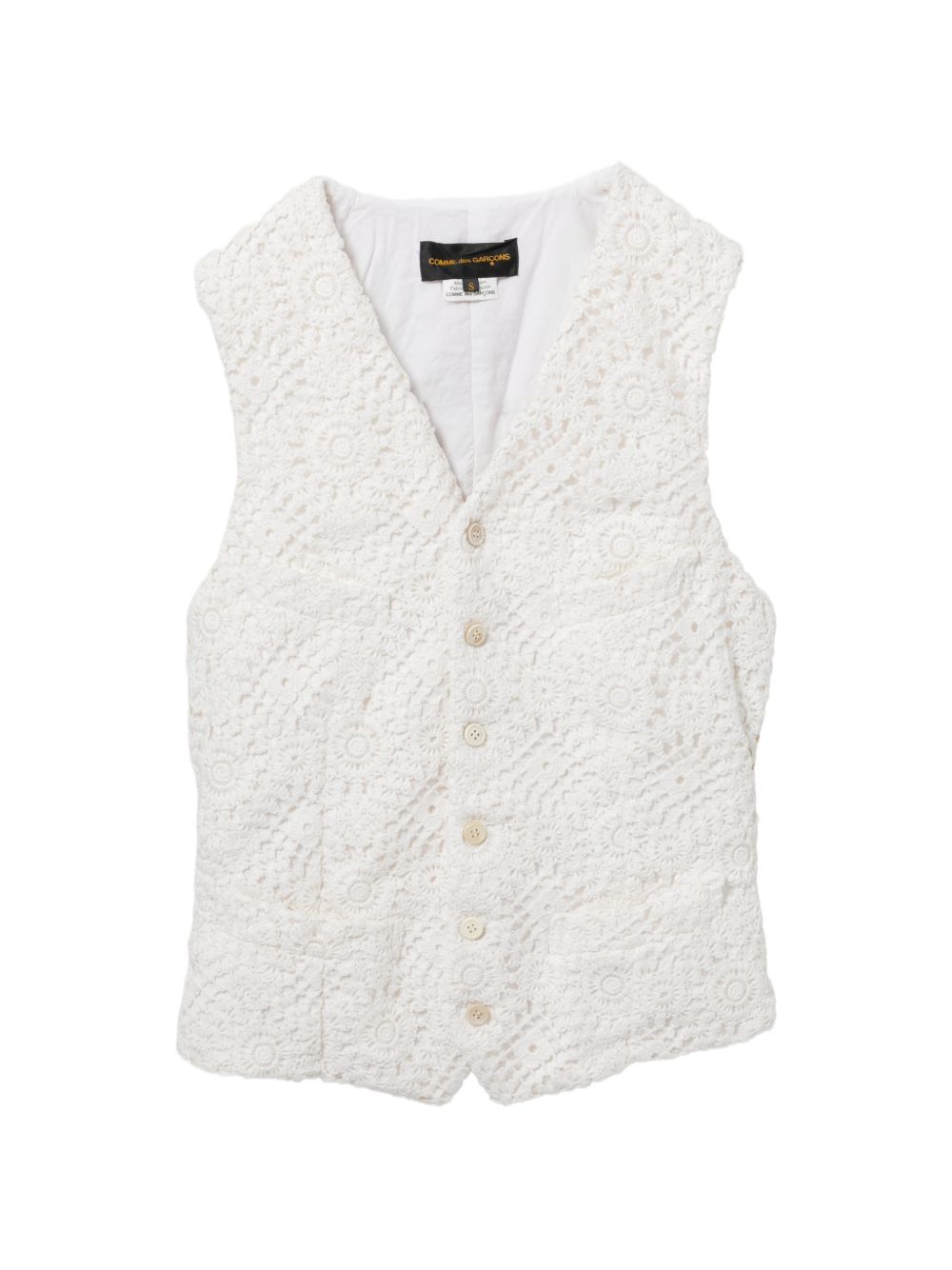 Comme Des GarÃ§ons Lace Vest