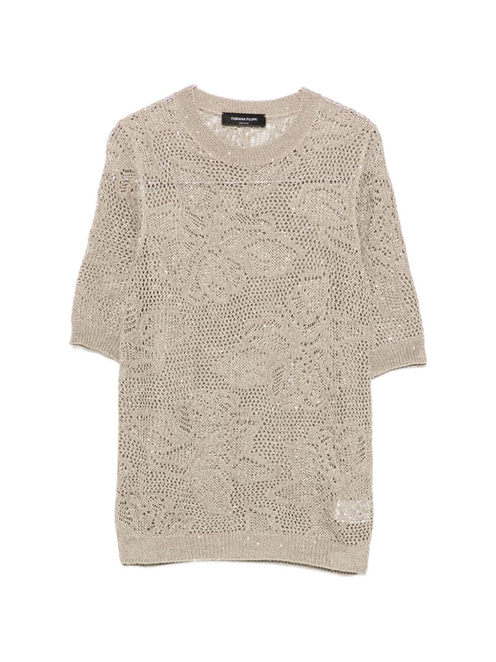 Fabiana Filippi Openwork t-shirt