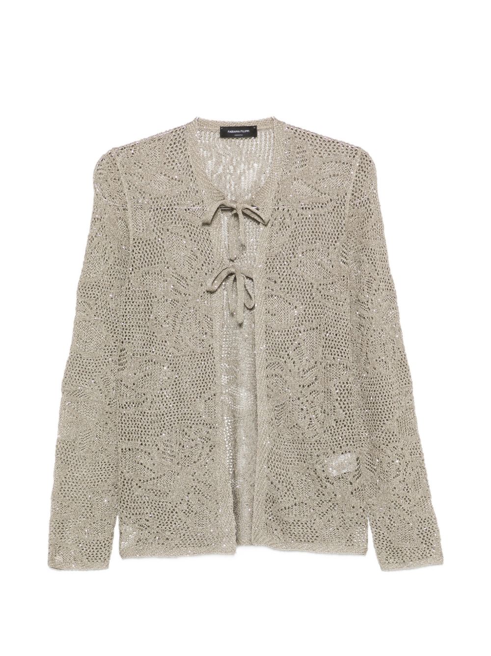 Fabiana Filippi Openwork cardigan