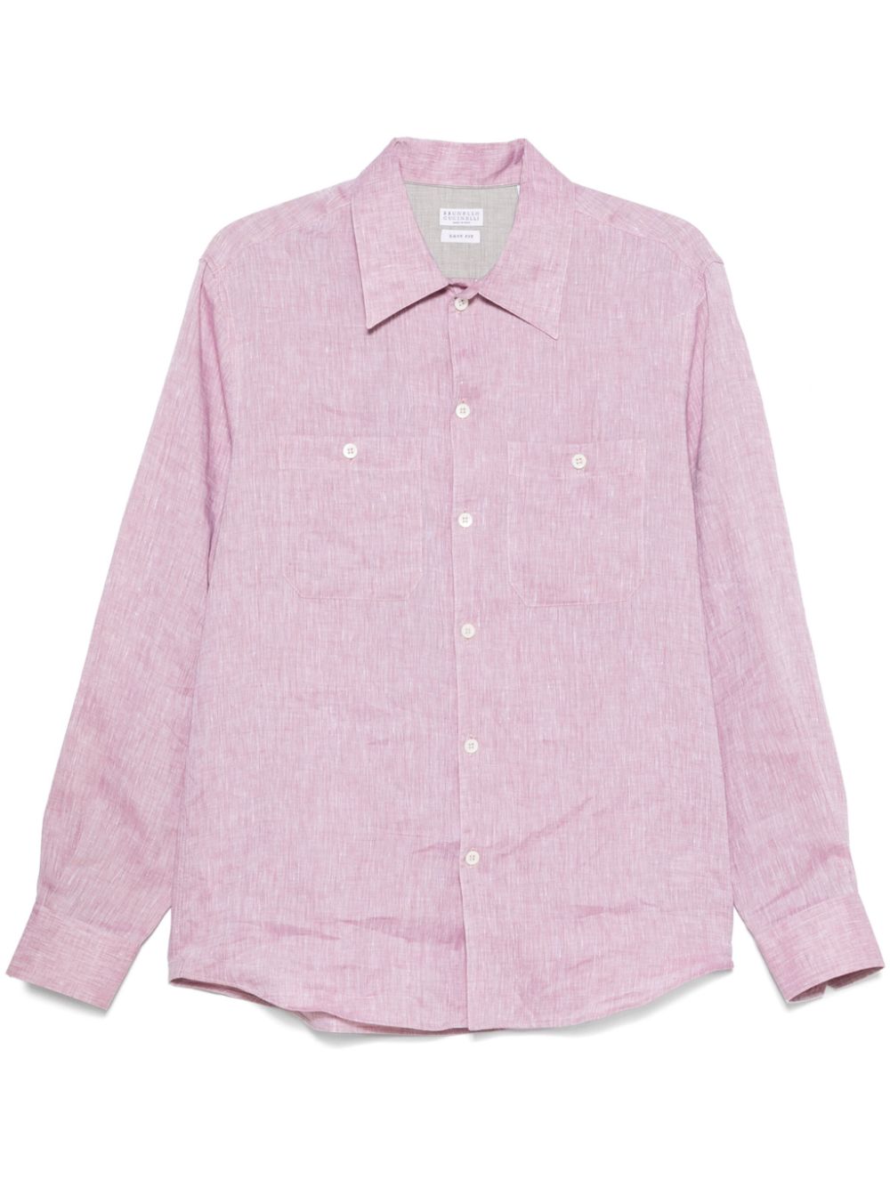 Brunello Cucinelli Men's Shirts Pink