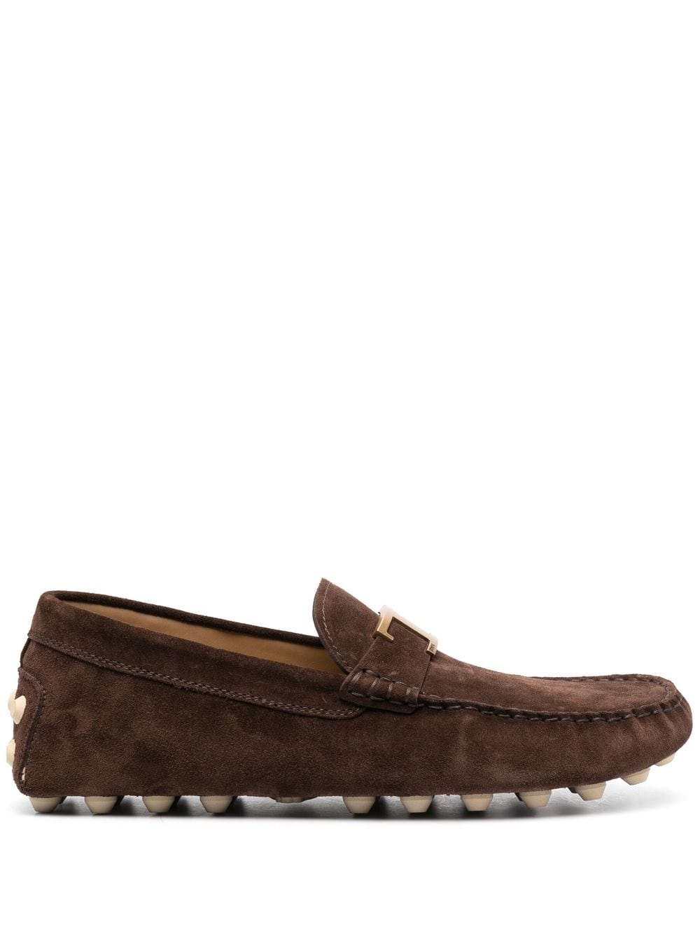 Tod's Men's Gommino Bubble T Timeless Nubuck Driving Shoes