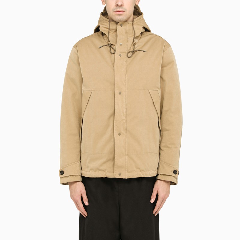 Ten C Men's Beige Padded Jacket