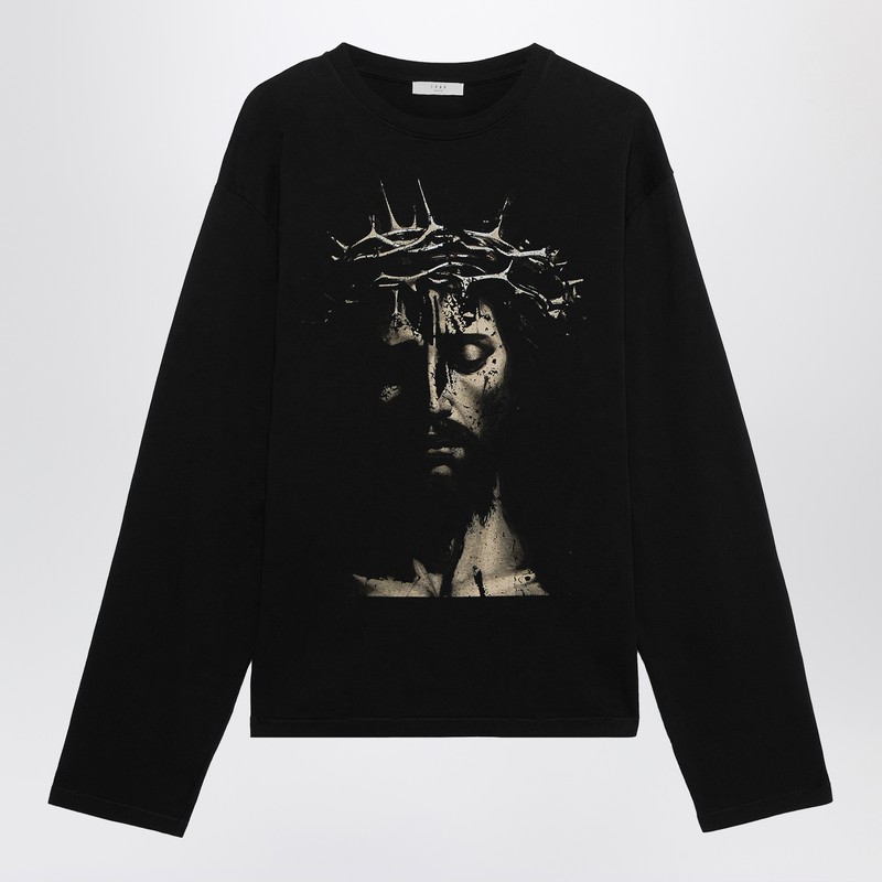 1989 Studio Men's T-Shirt Ls Jesus Black