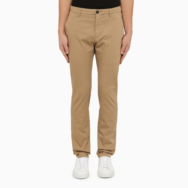 Department 5 Men's Beige Cotton Chino Trousers