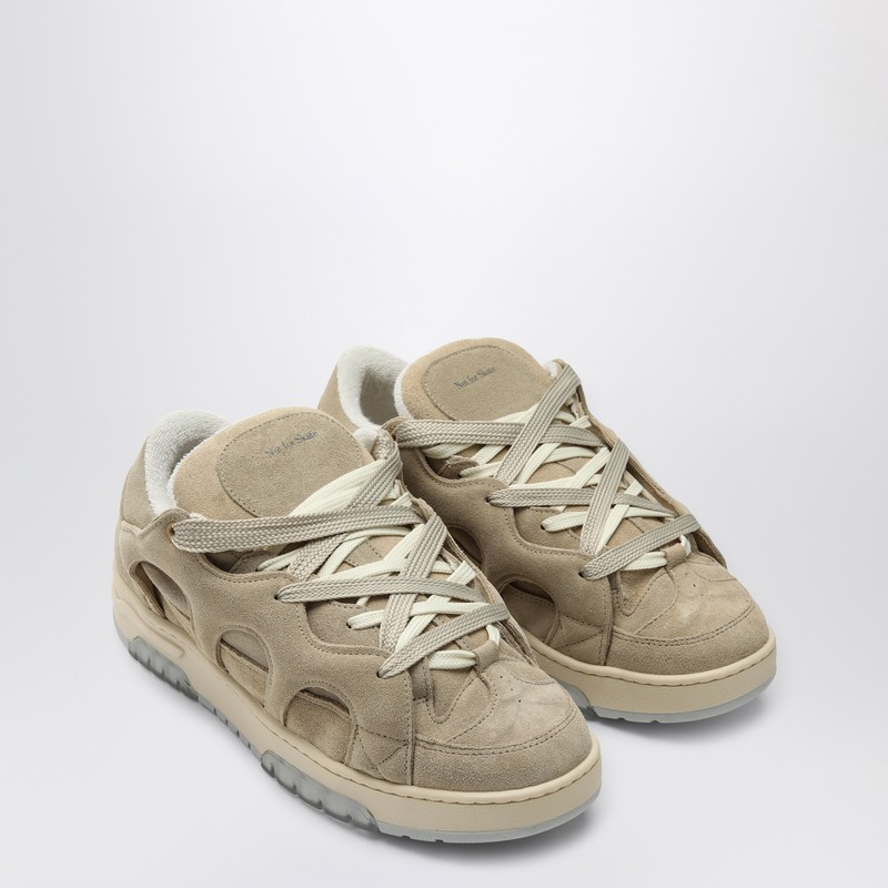 Santha Men's Model 1 Sand-Coloured Suede Sneaker