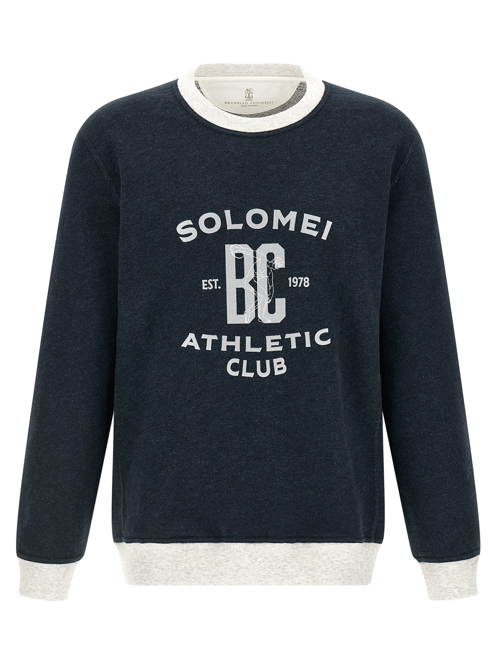 Brunello Cucinelli Cotton And Linen Sweatshirt