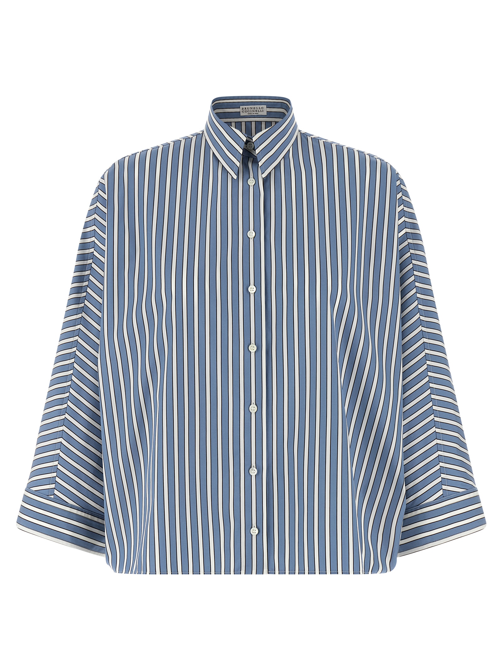 Brunello Cucinelli Monile Striped Shirt