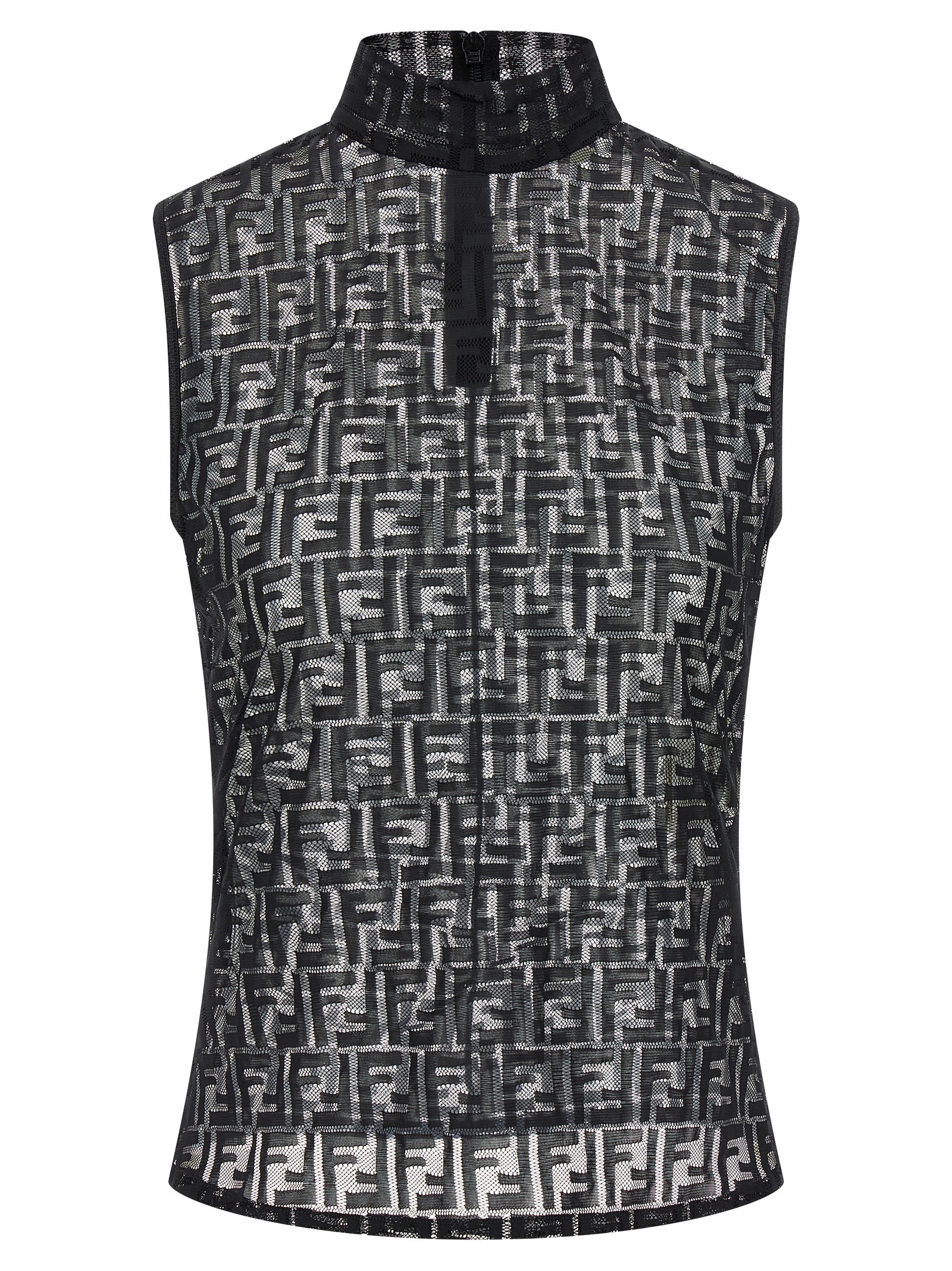 Fendi Ff Lace Top