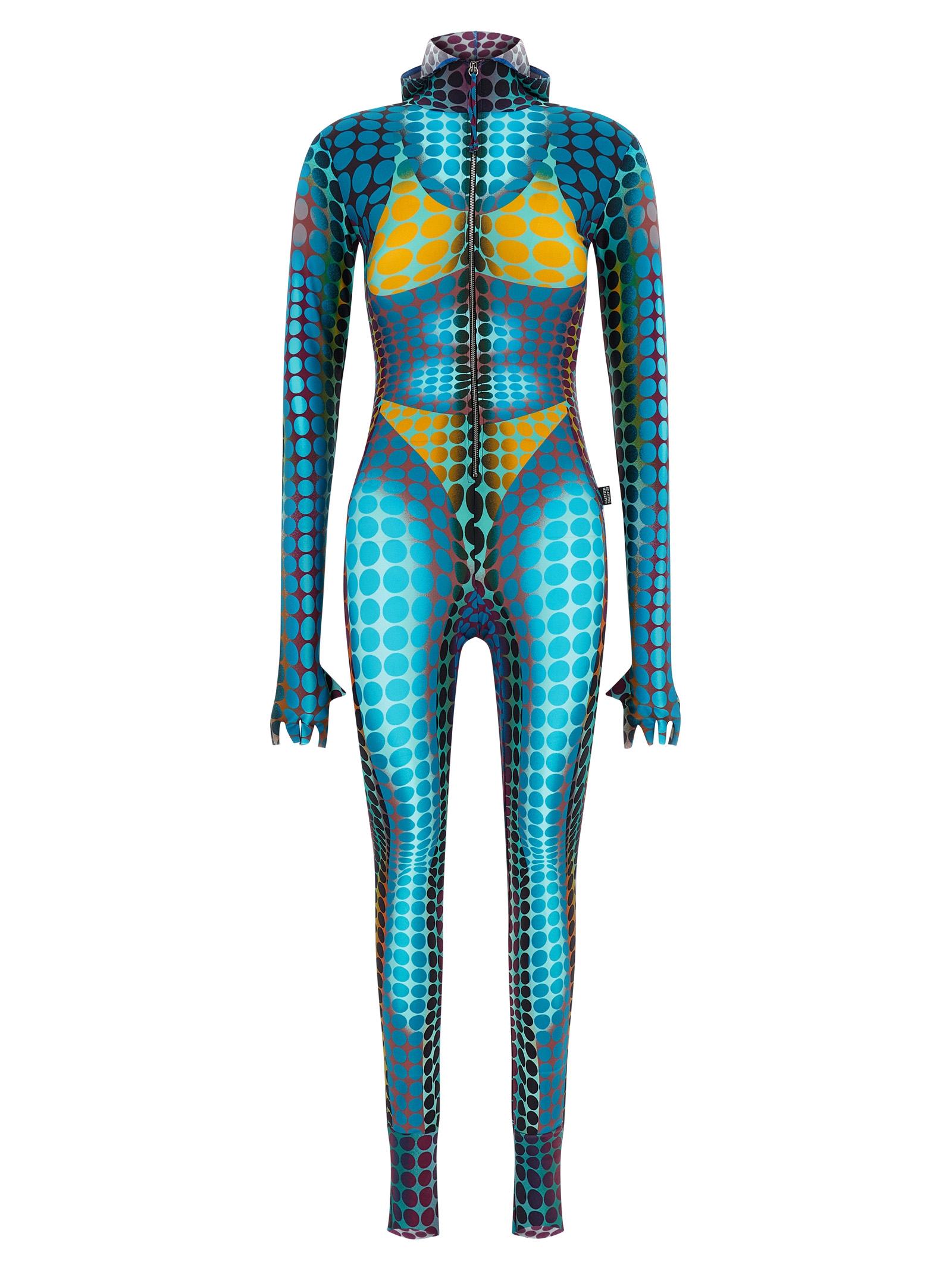 Jean Paul Gaultier Re-edition - The Blue Dots Print Jumpsuit