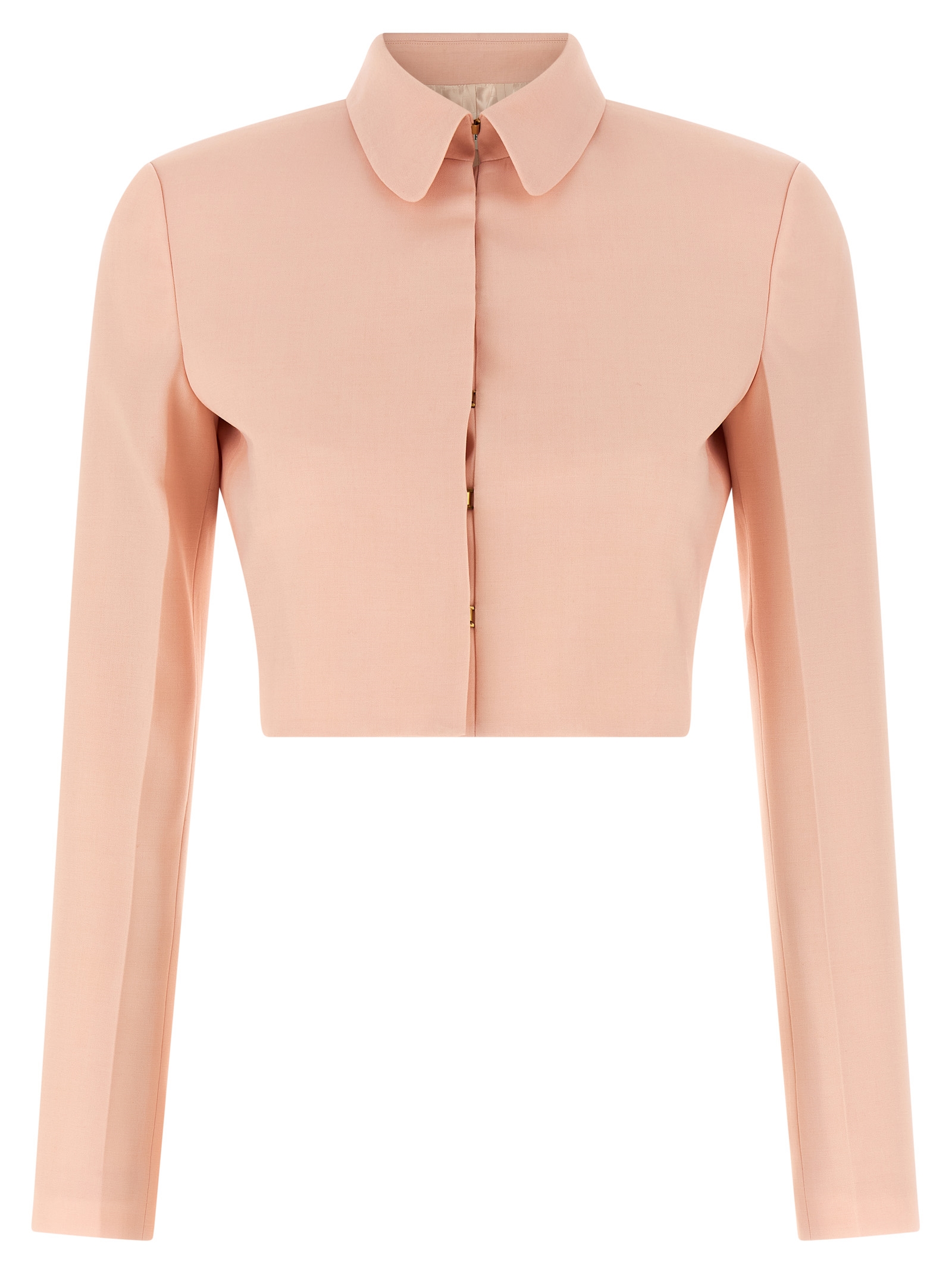 Alberta Ferretti Tropical Wool Blazer