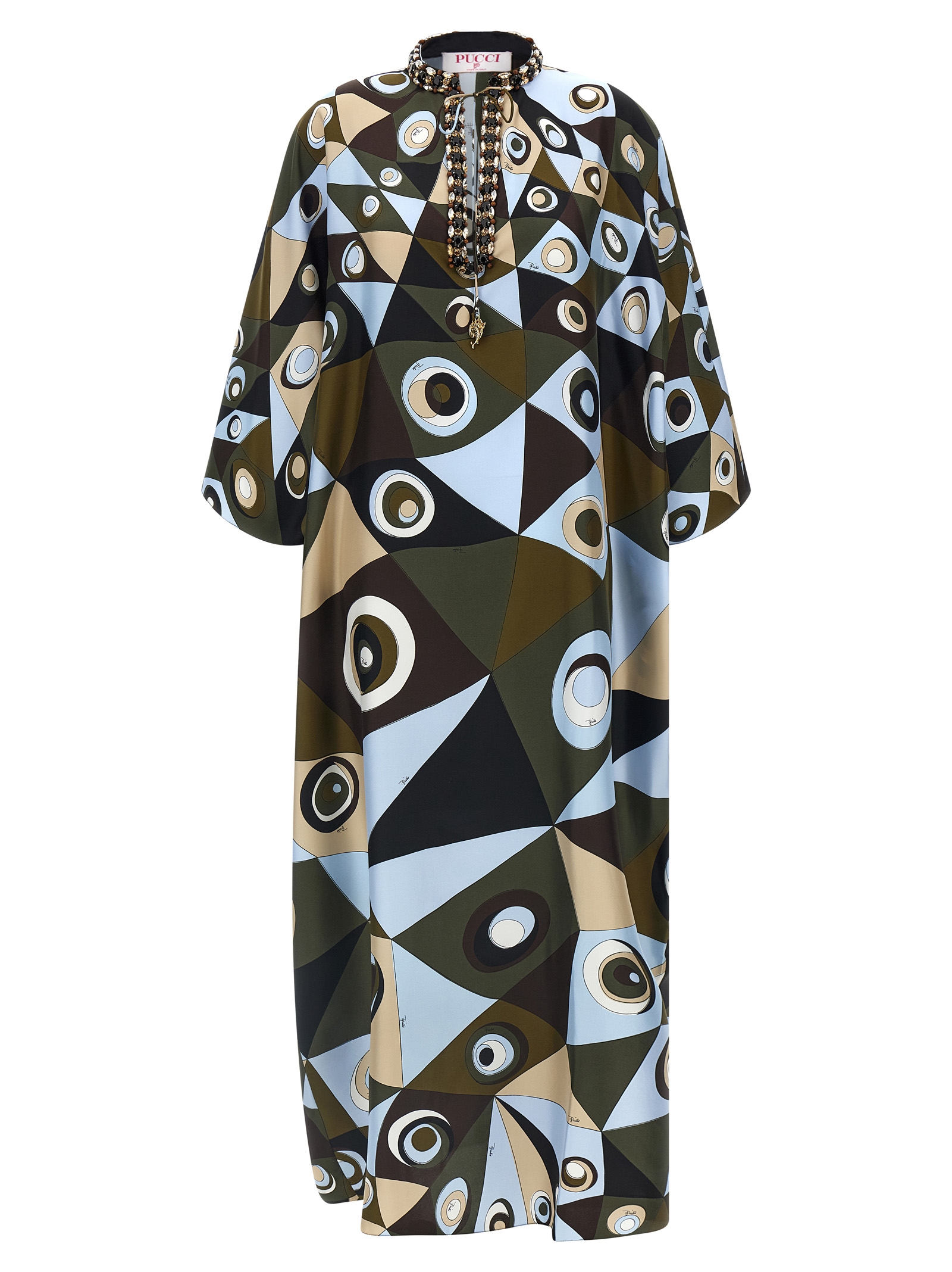 Emilio Pucci Occhi Caftan Dress