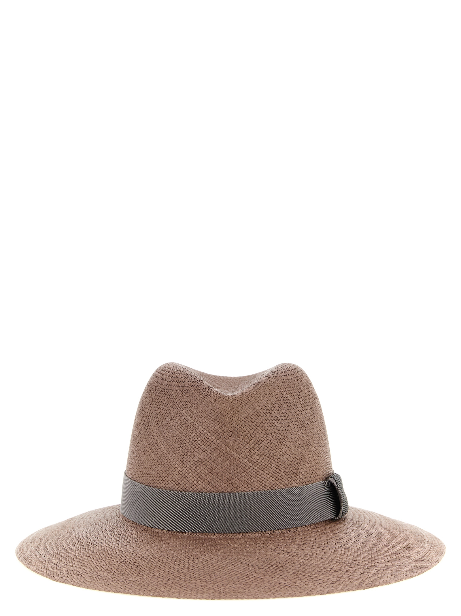 Brunello Cucinelli Precious Leather Band Hat
