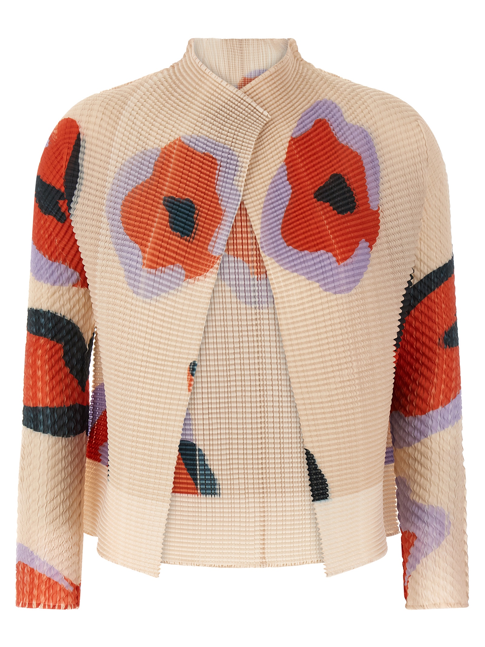 Issey Miyake Verve Pleats Top Cardigan