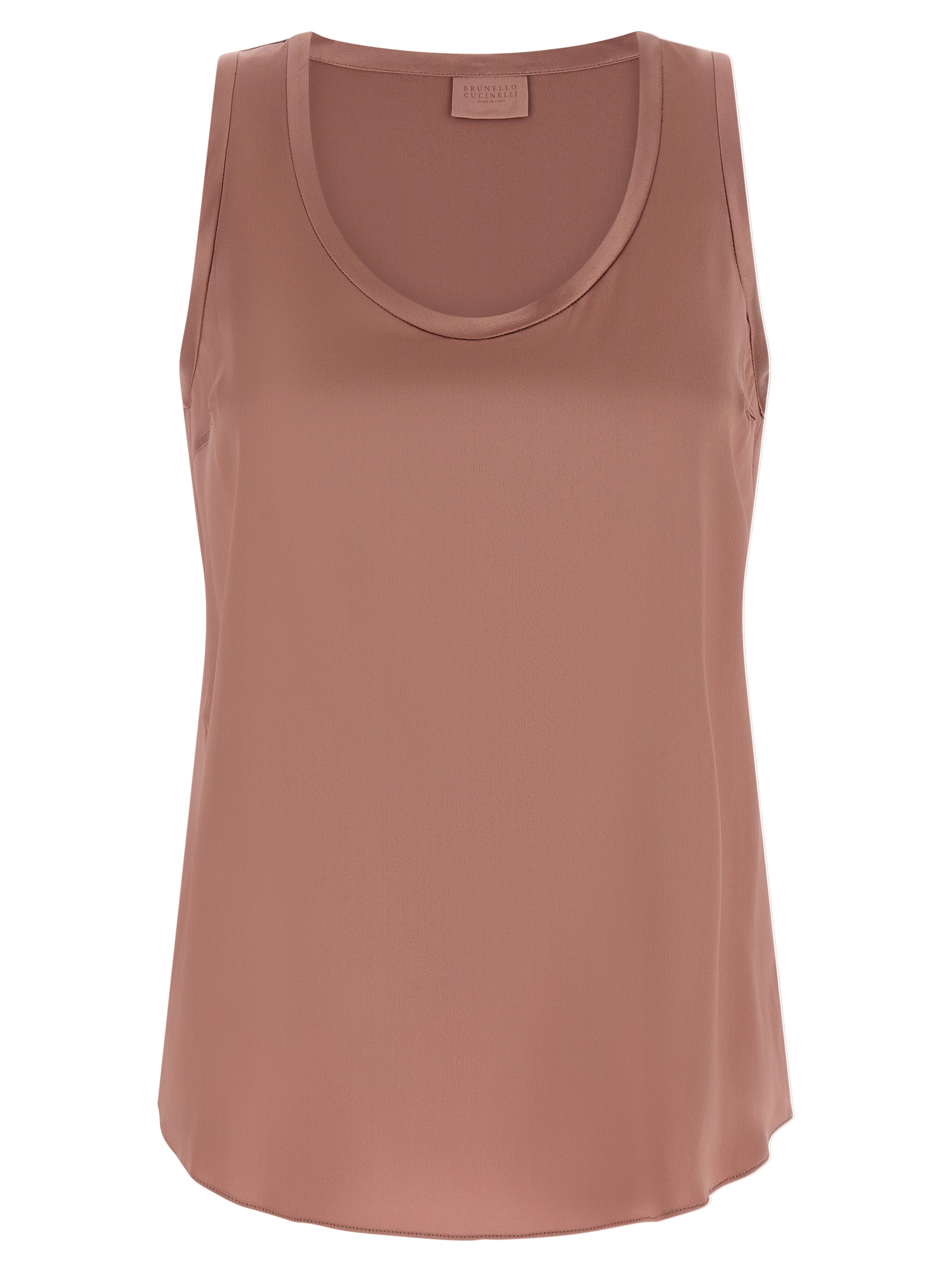 Brunello Cucinelli Satin Top