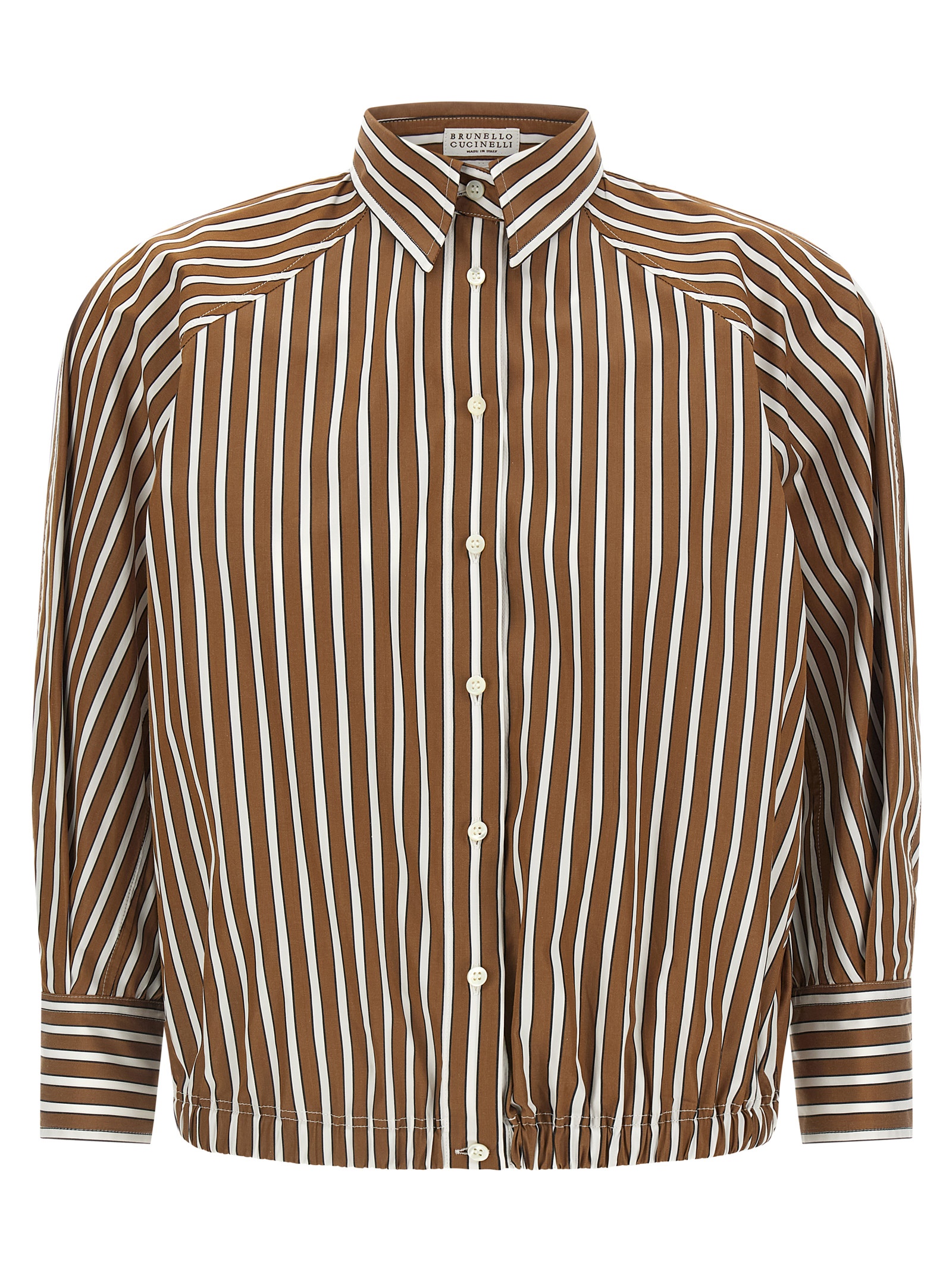 Brunello Cucinelli Shadow Striped Shirt