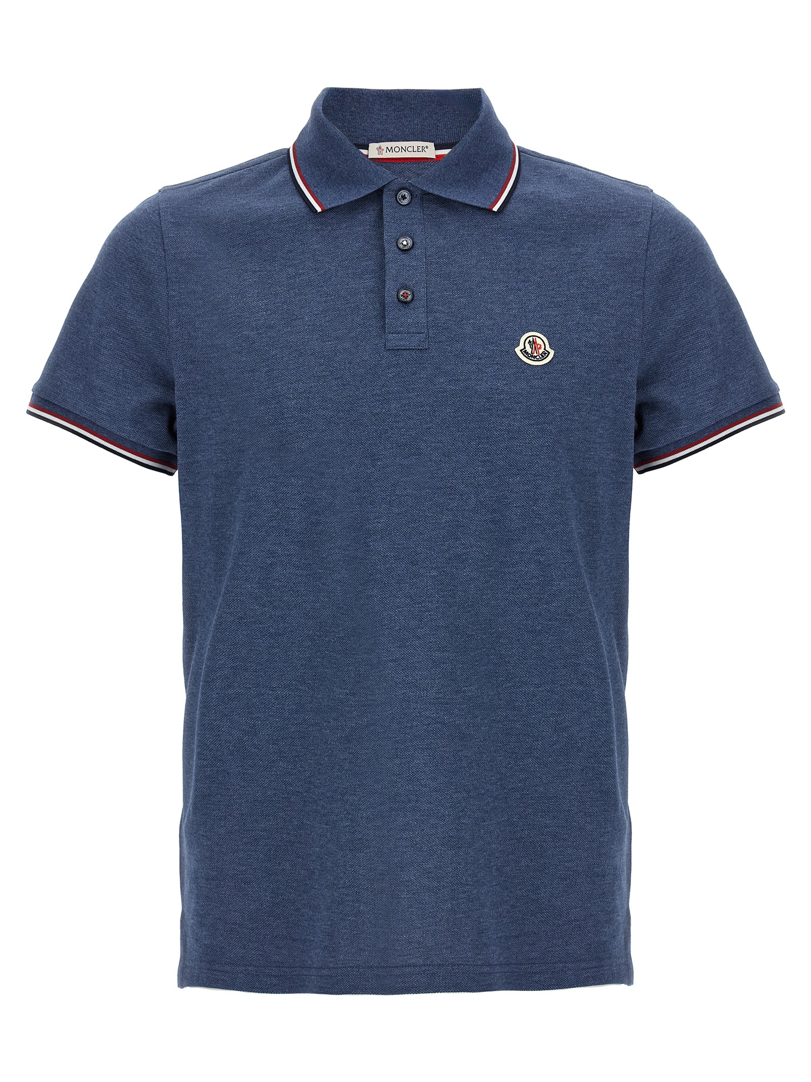 Moncler Tricolor Detail Polo Shirt