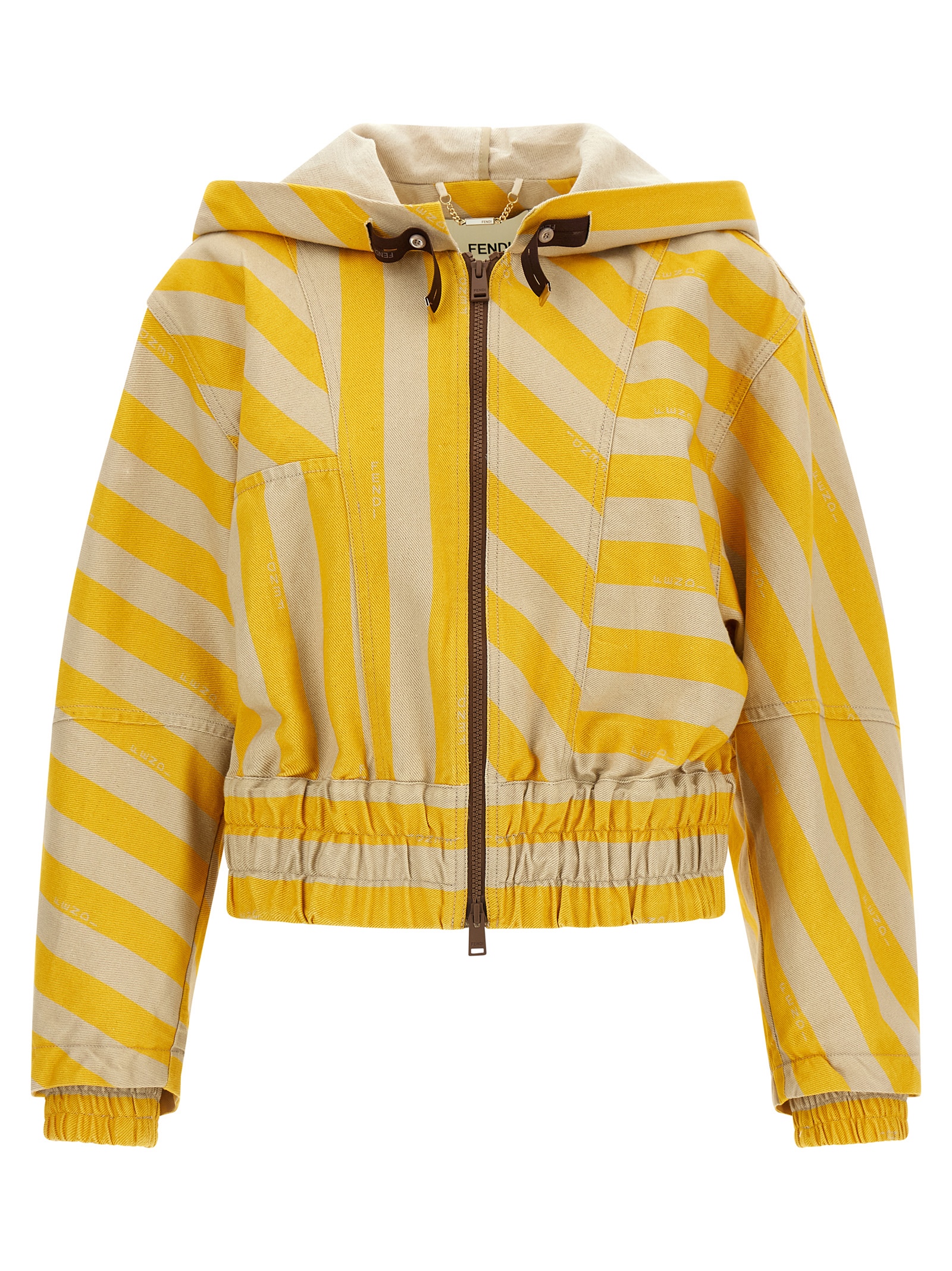 Fendi Pequin Striped Jacket
