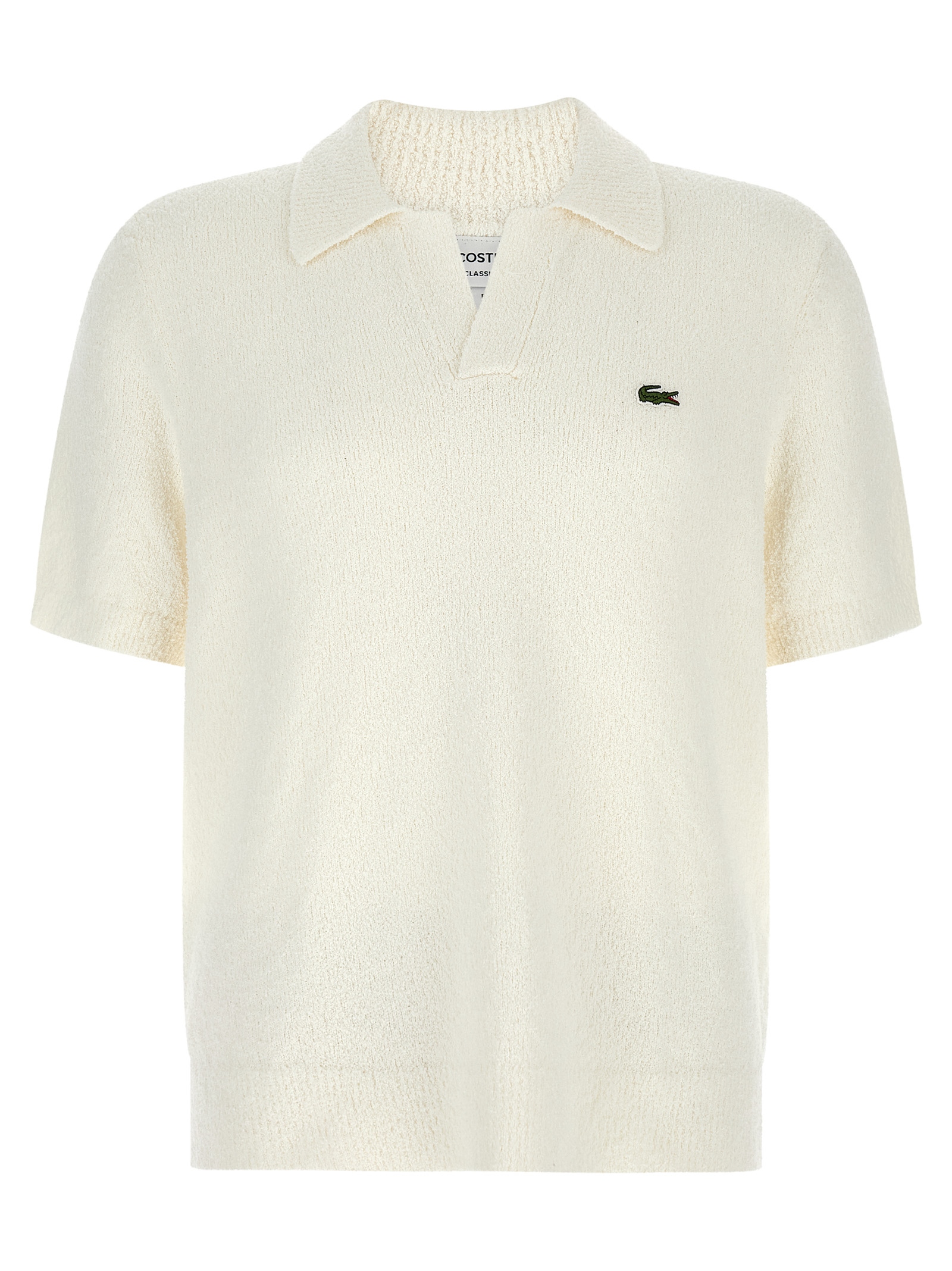 Lacoste Bouclé Knitted Polo Shirt