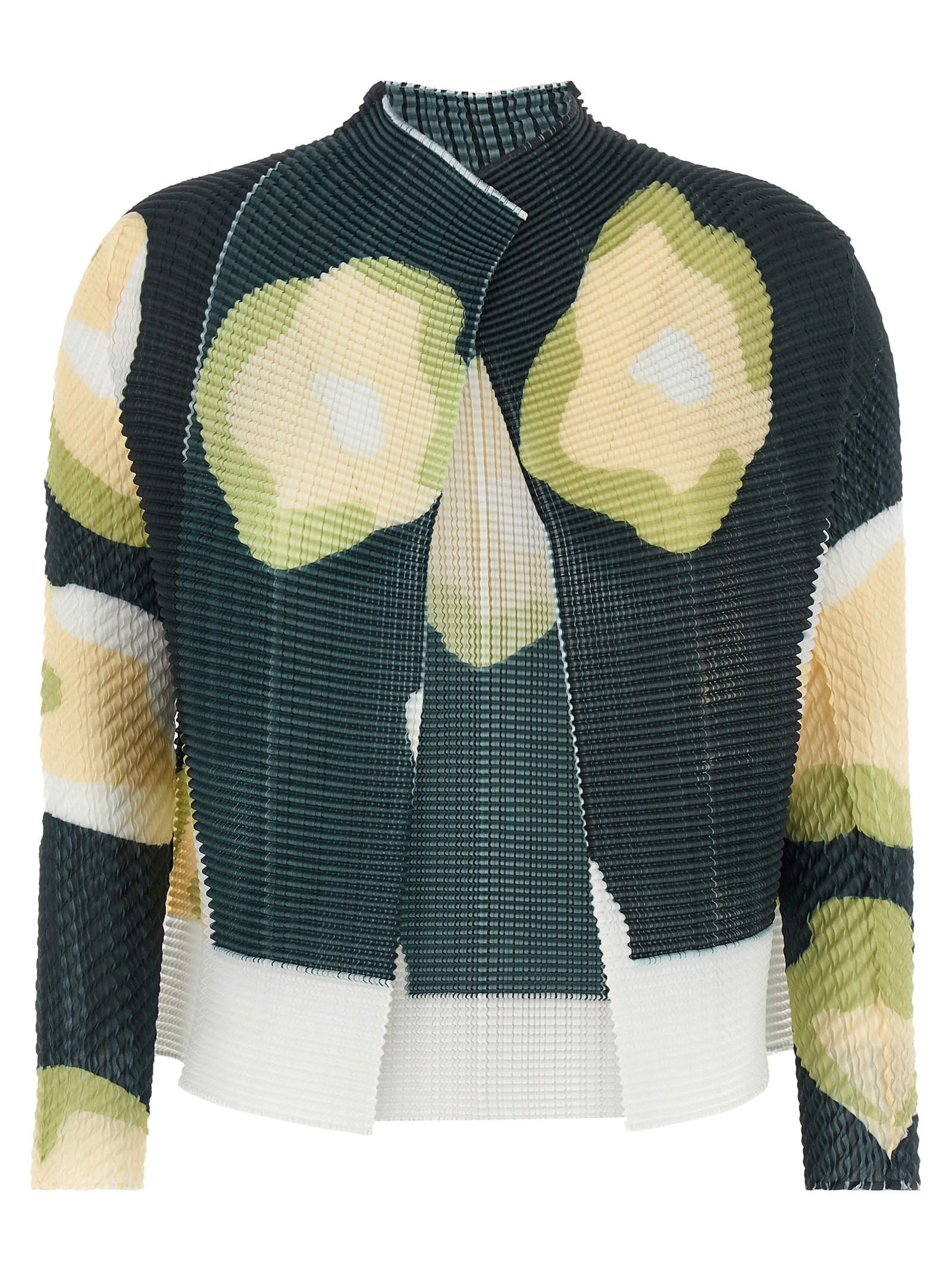 Issey Miyake Verve Pleats Top Cardigan