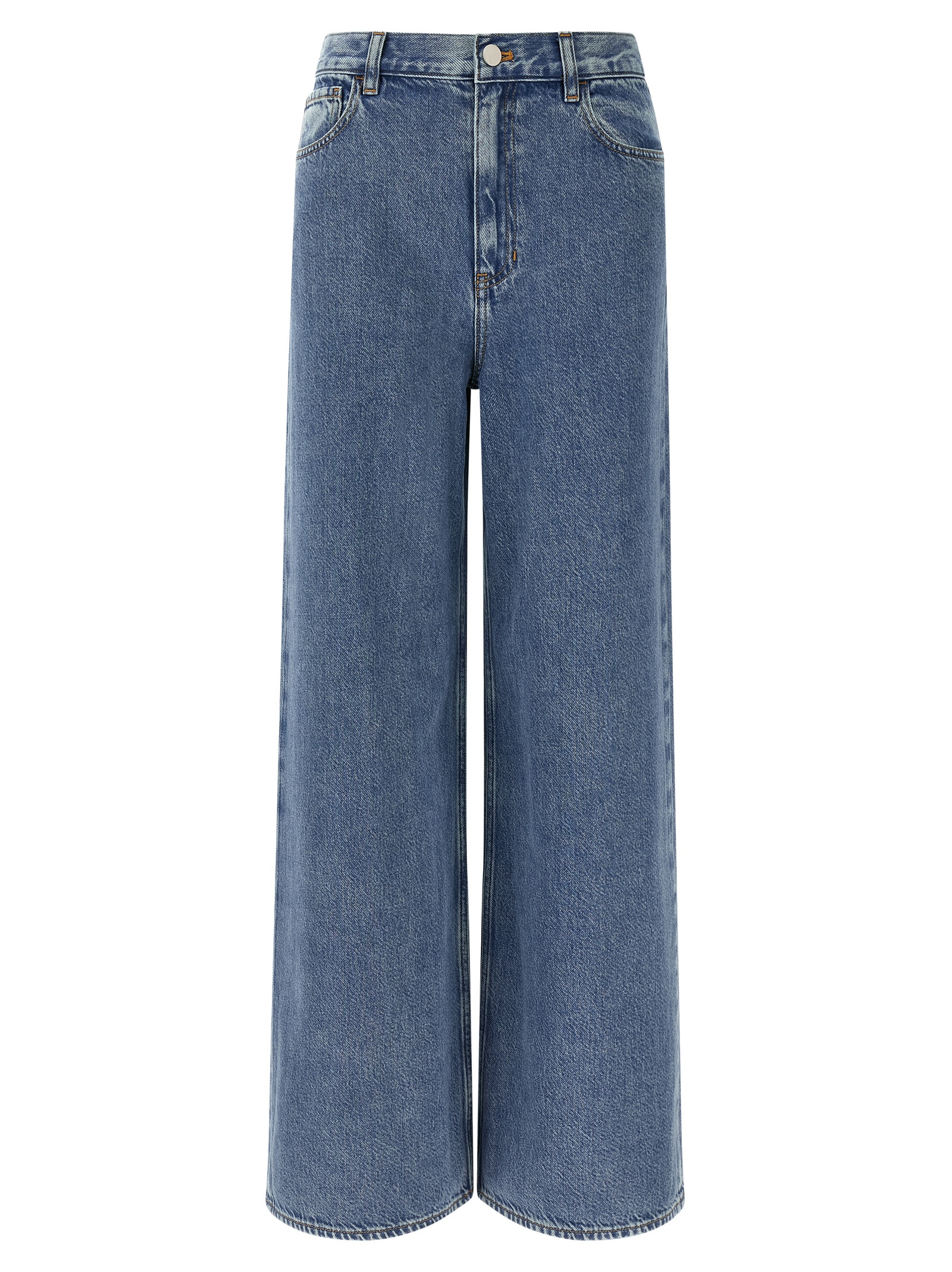 Theory High-waisted Wide-leg Jeans