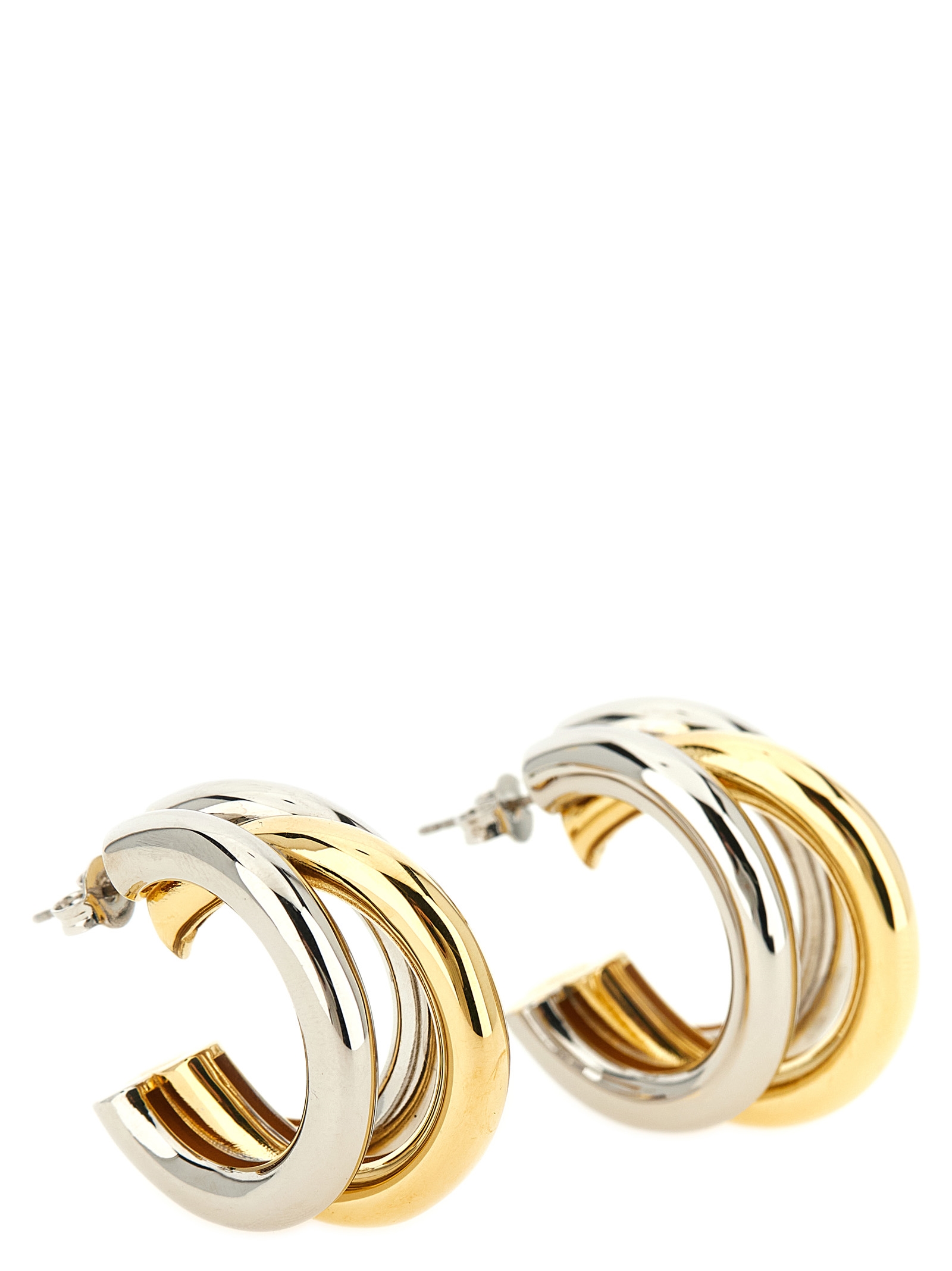 Paco Rabanne Triple Hoop Earrings