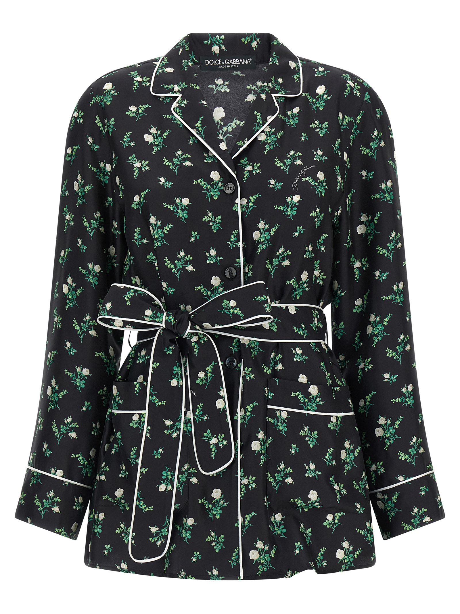Dolce & Gabbana Roselline And Lily Of The Lilies Of The Flowers Printed Shirt