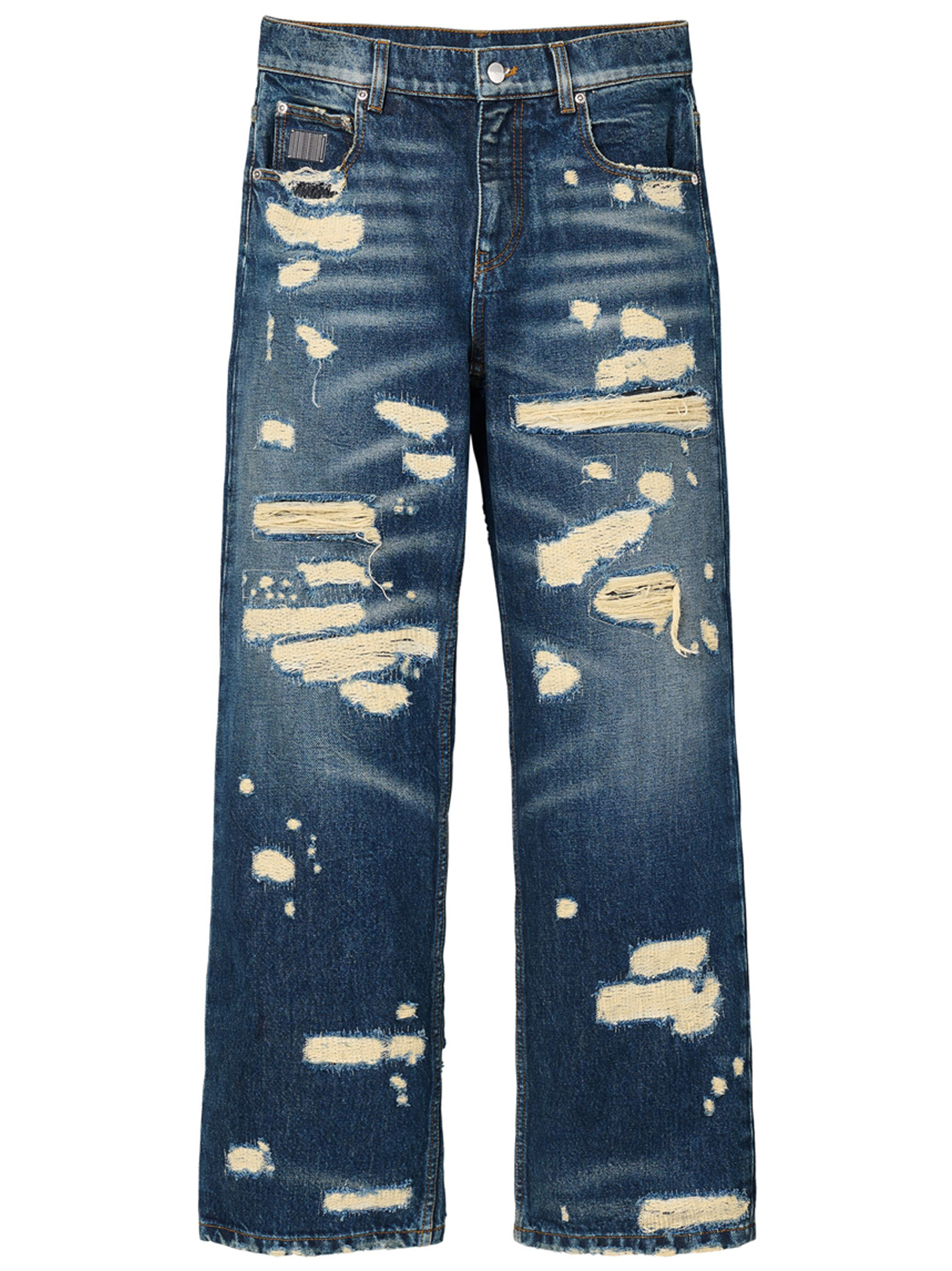 Marc Jacobs The Rip And Repair Straight Jean Jeans