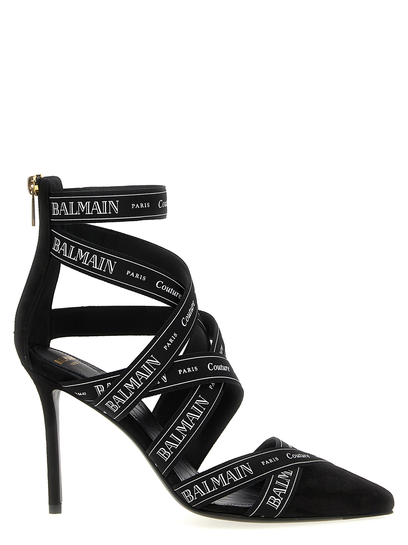 Balmain Couture Ribbon-print Pumps