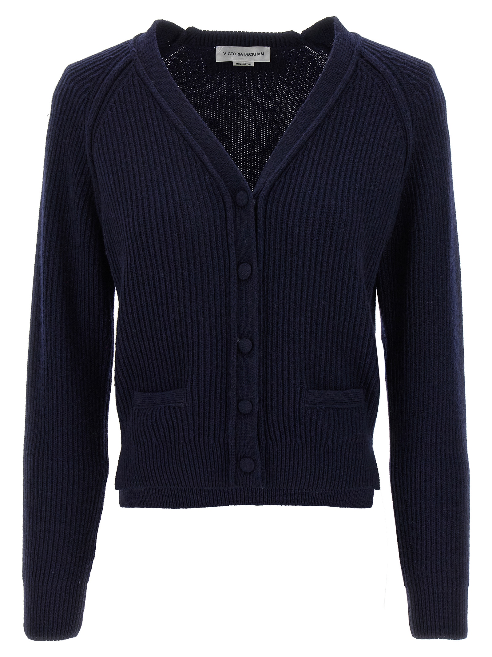 Victoria Beckham Stepped Hem Cardigan