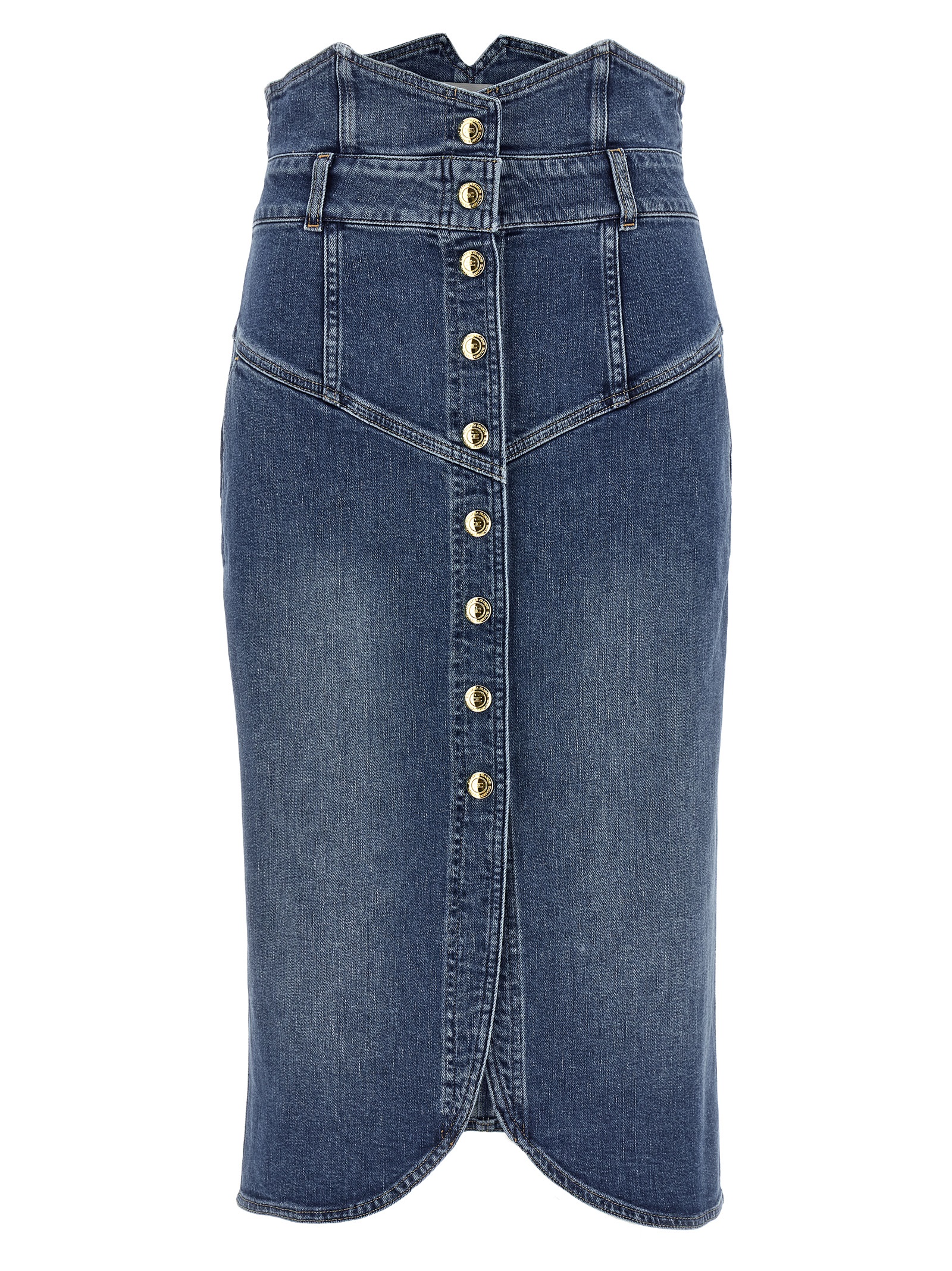 Elisabetta Franchi Denim Skirt