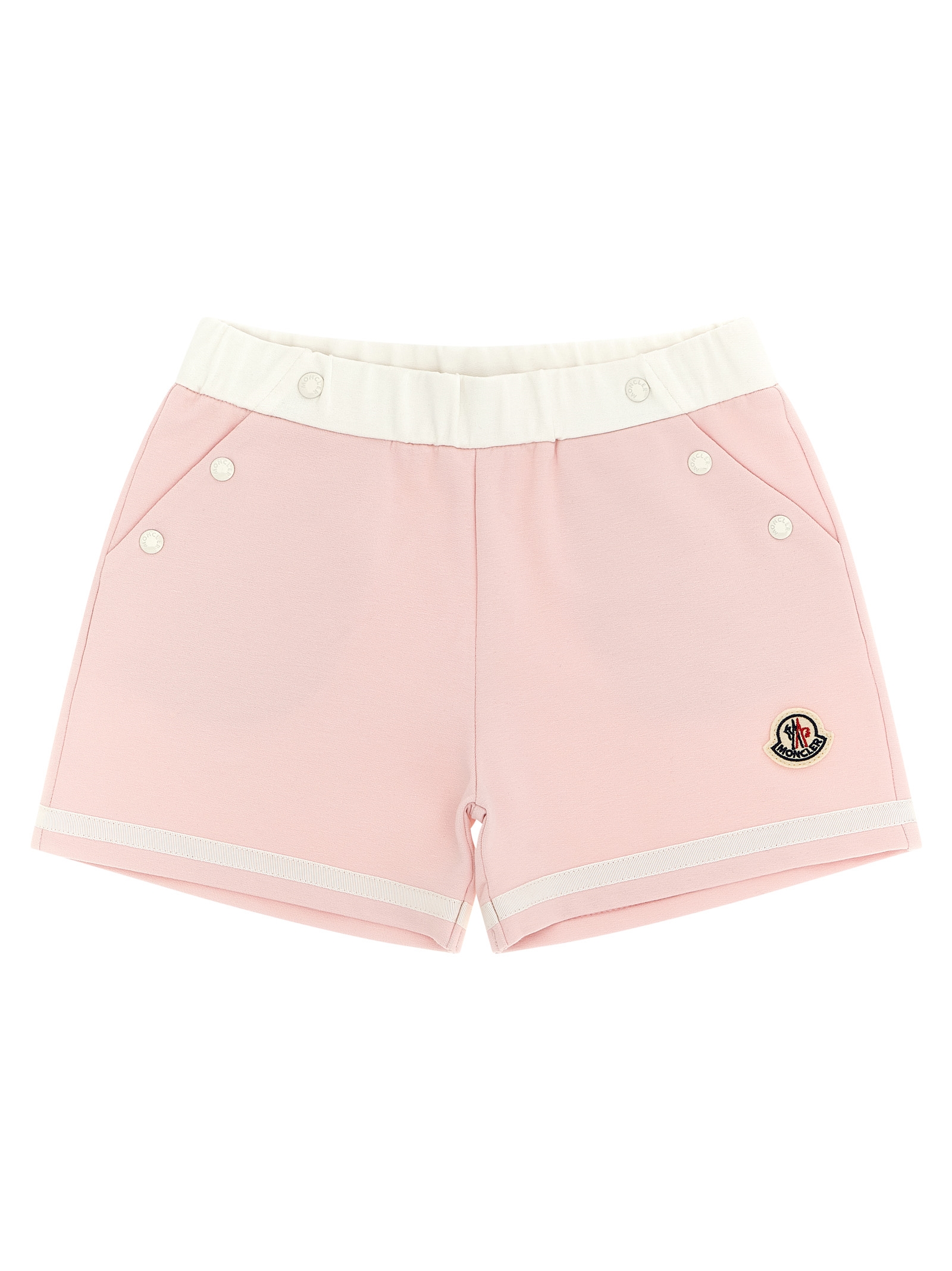 Moncler Enfant Cotton Viscose Bermuda Shorts