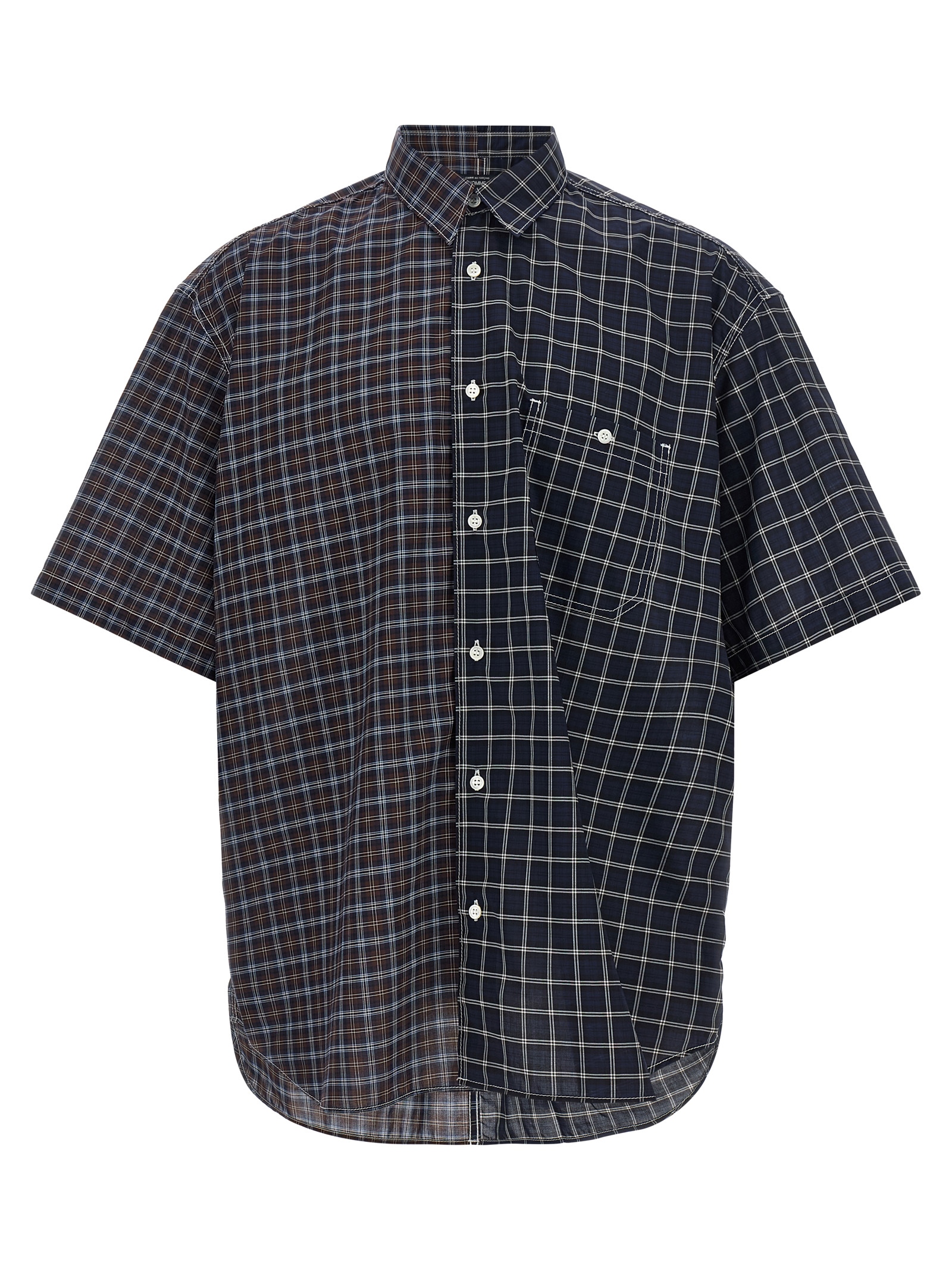 Comme Des Garҫons Homme Check Patterned Shirt