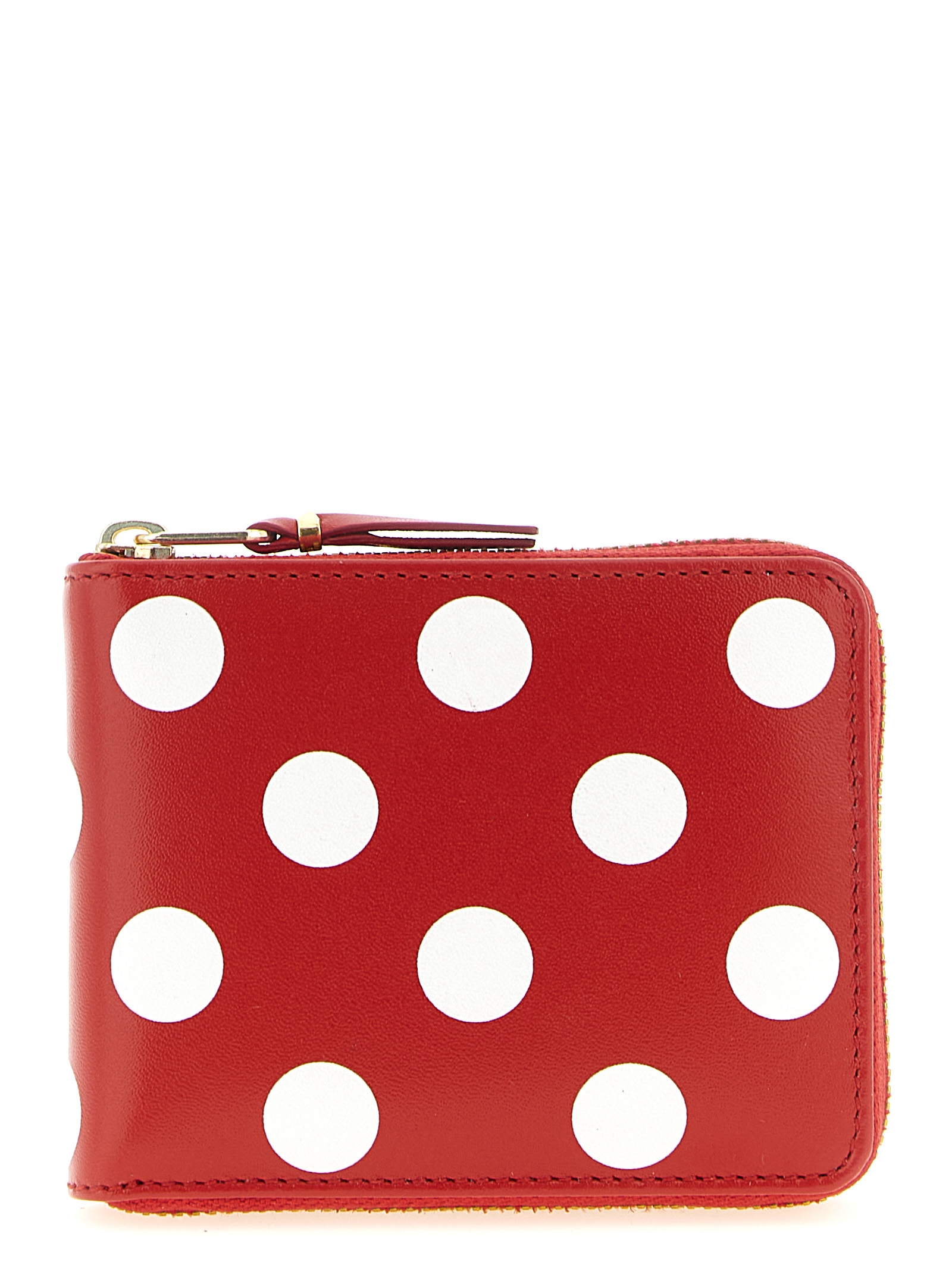 Comme Des Garcons Wallet Polka Dots Printed Wallet