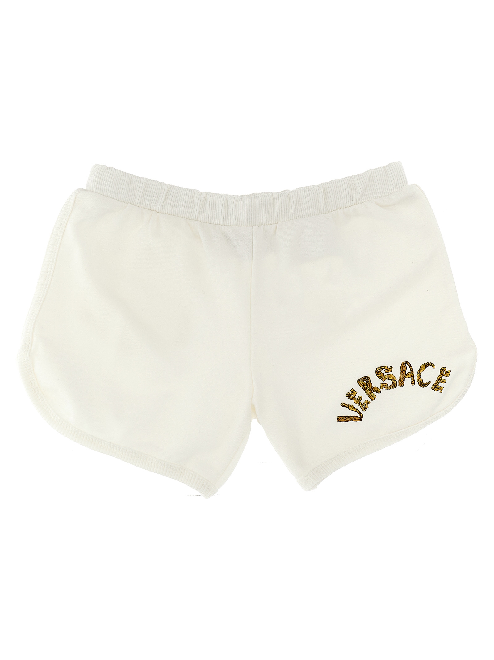 Versace Kids La Vacanza Logo Embroidery Capsule Shorts