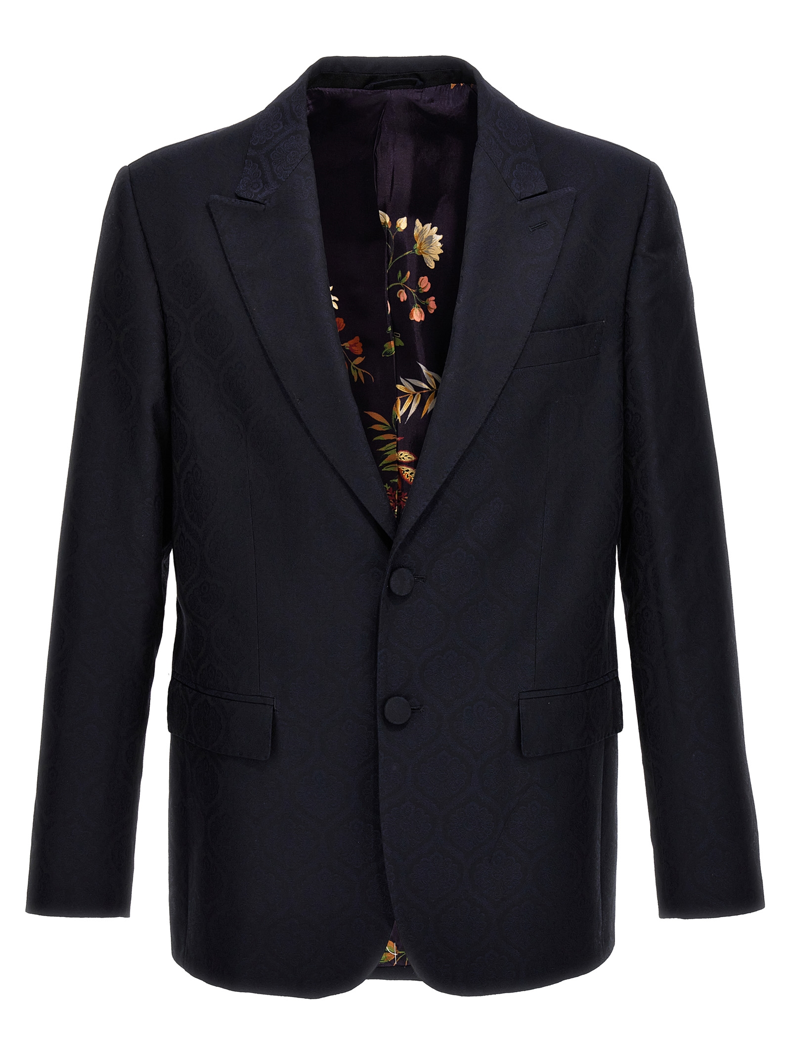 Etro Single-breasted Jacquard Blazer
