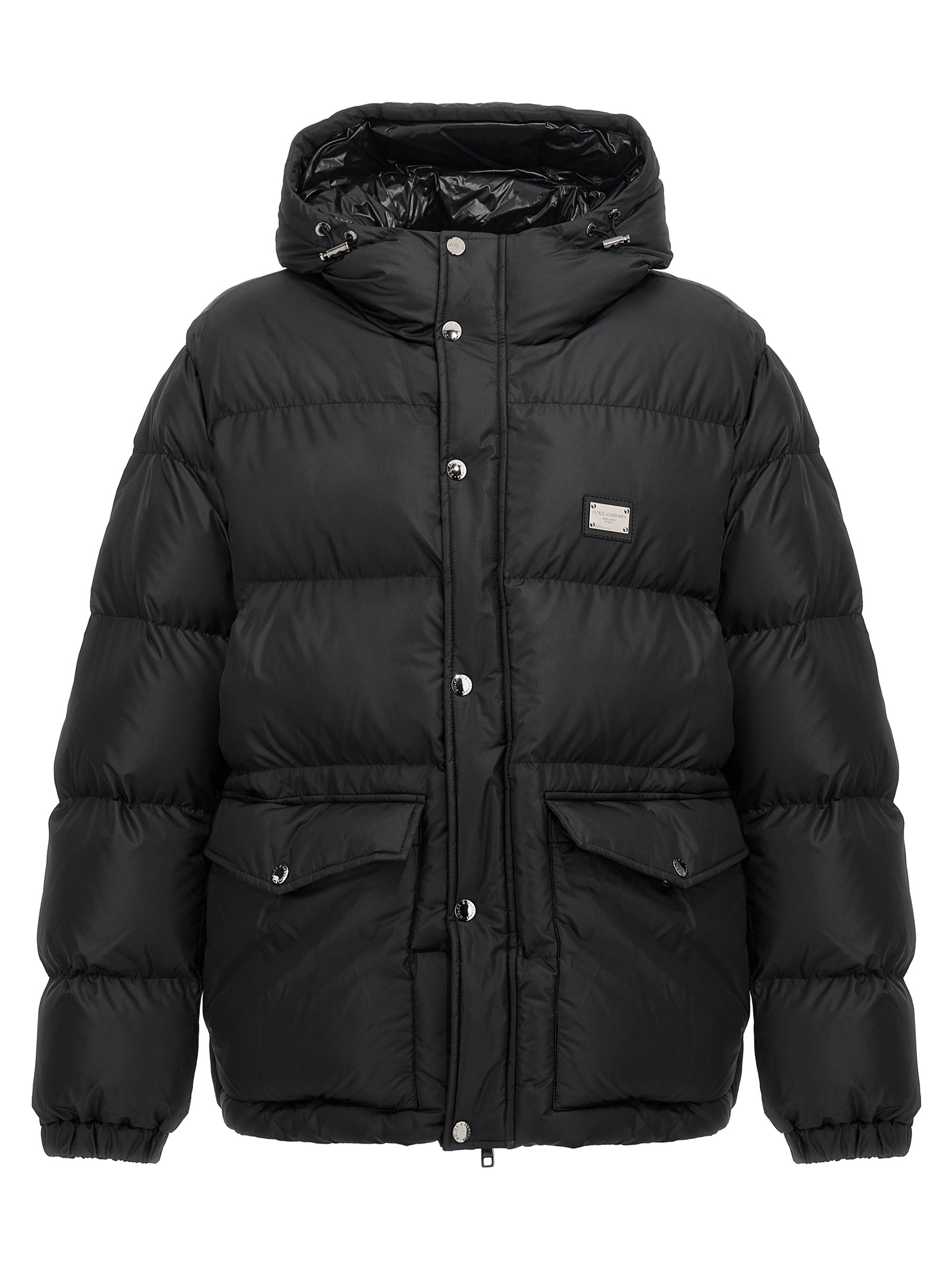 Dolce & Gabbana Logo Plate Down Jacket