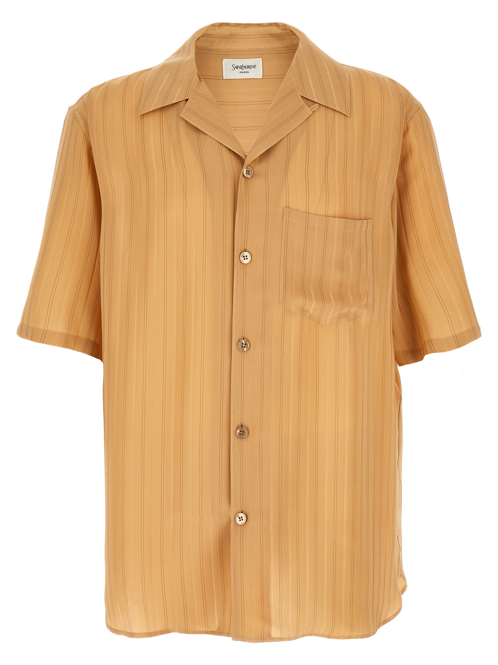 Saint Laurent Striped Silk Shirt