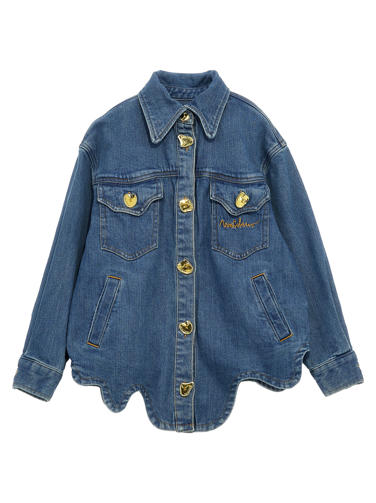 Moschino Kid Teen Button Detail Jacket