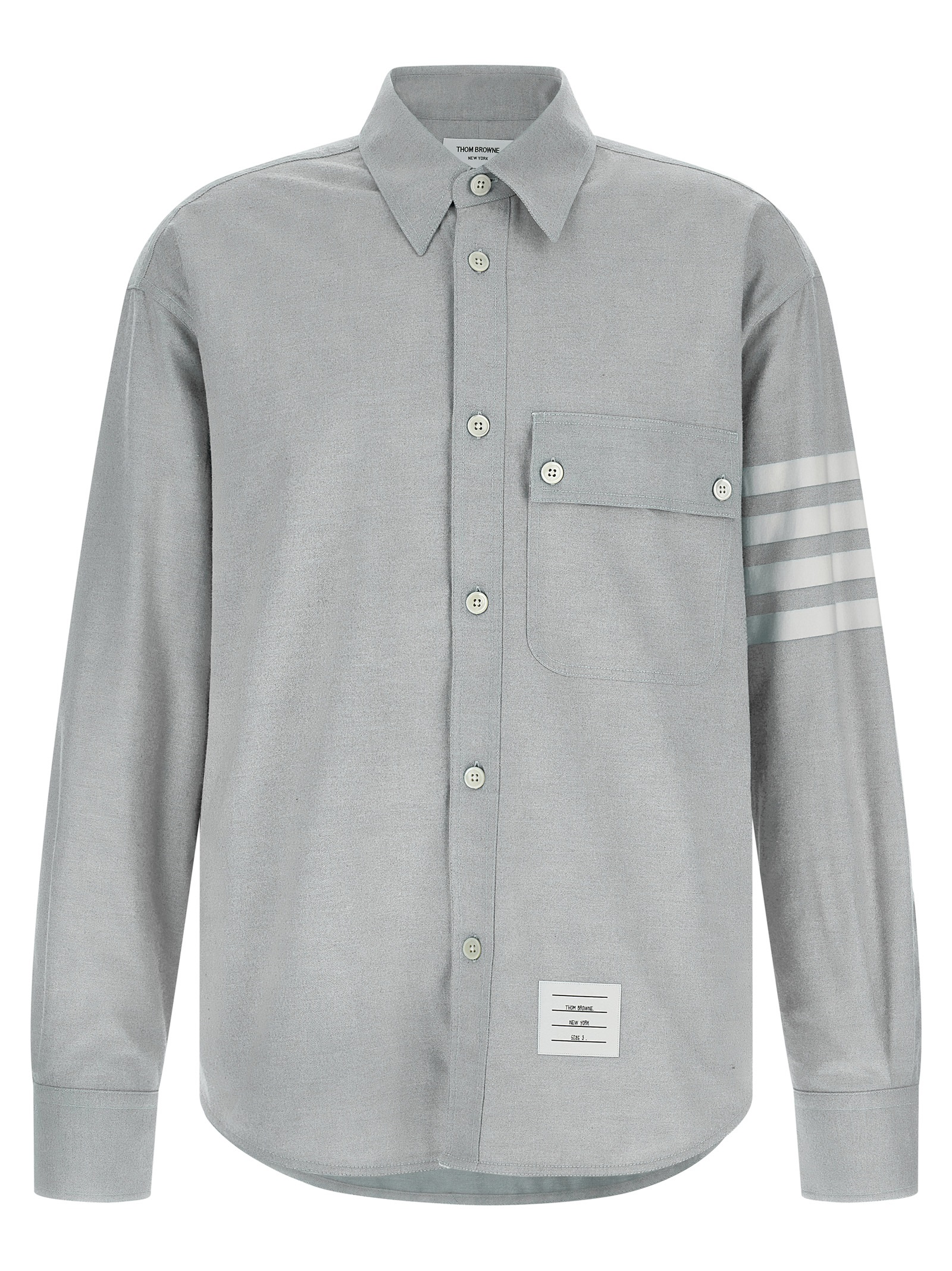 Thom Browne 4bar Flannel Shirt
