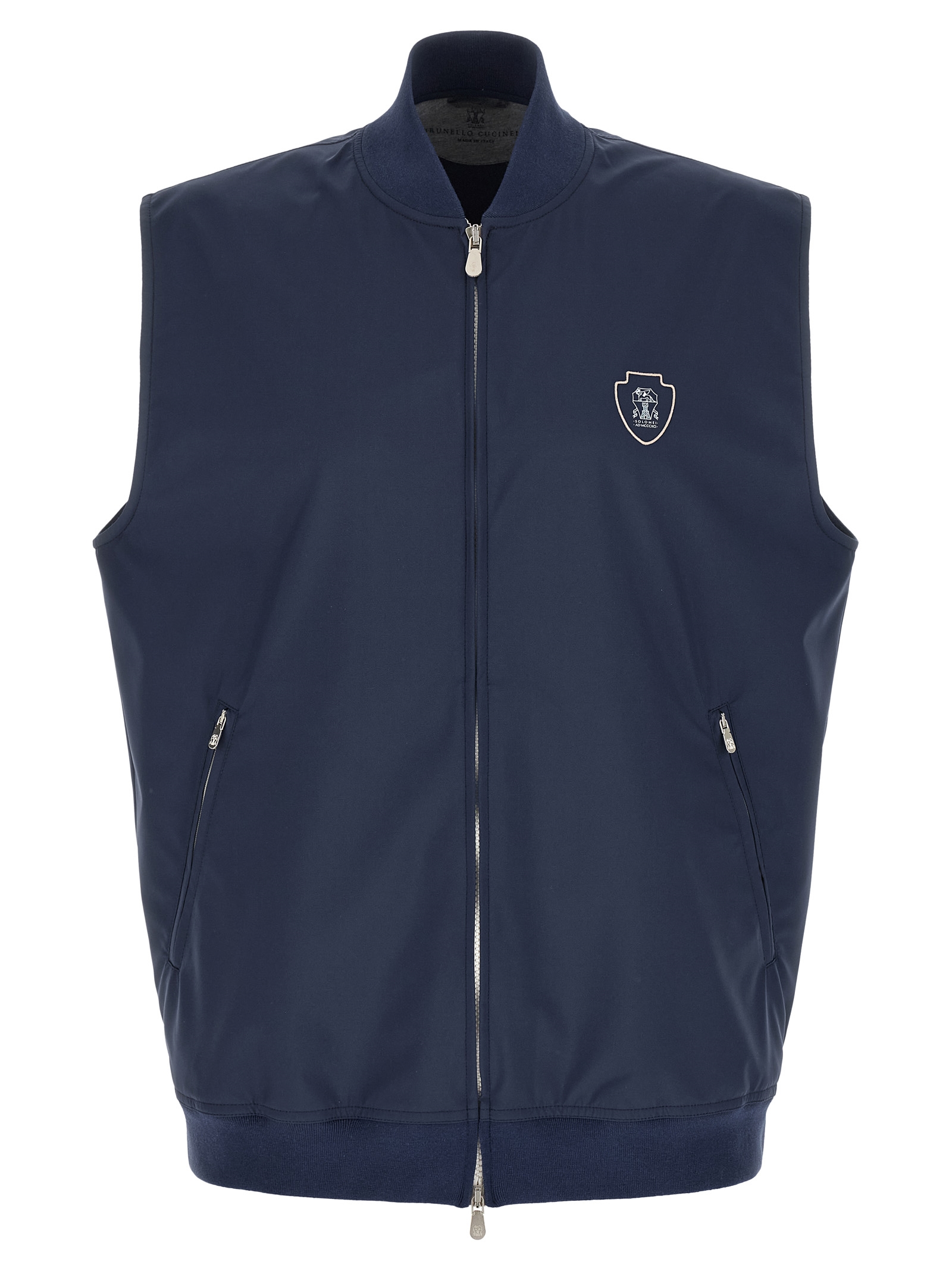 Brunello Cucinelli Logo Nylon Vest