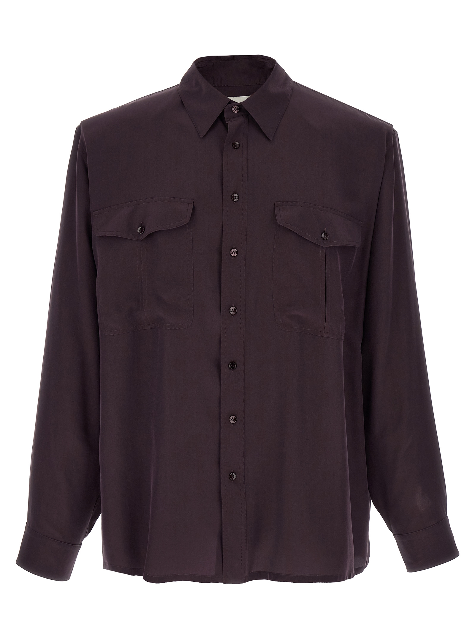 Saint Laurent Viscose And Silk Shirt