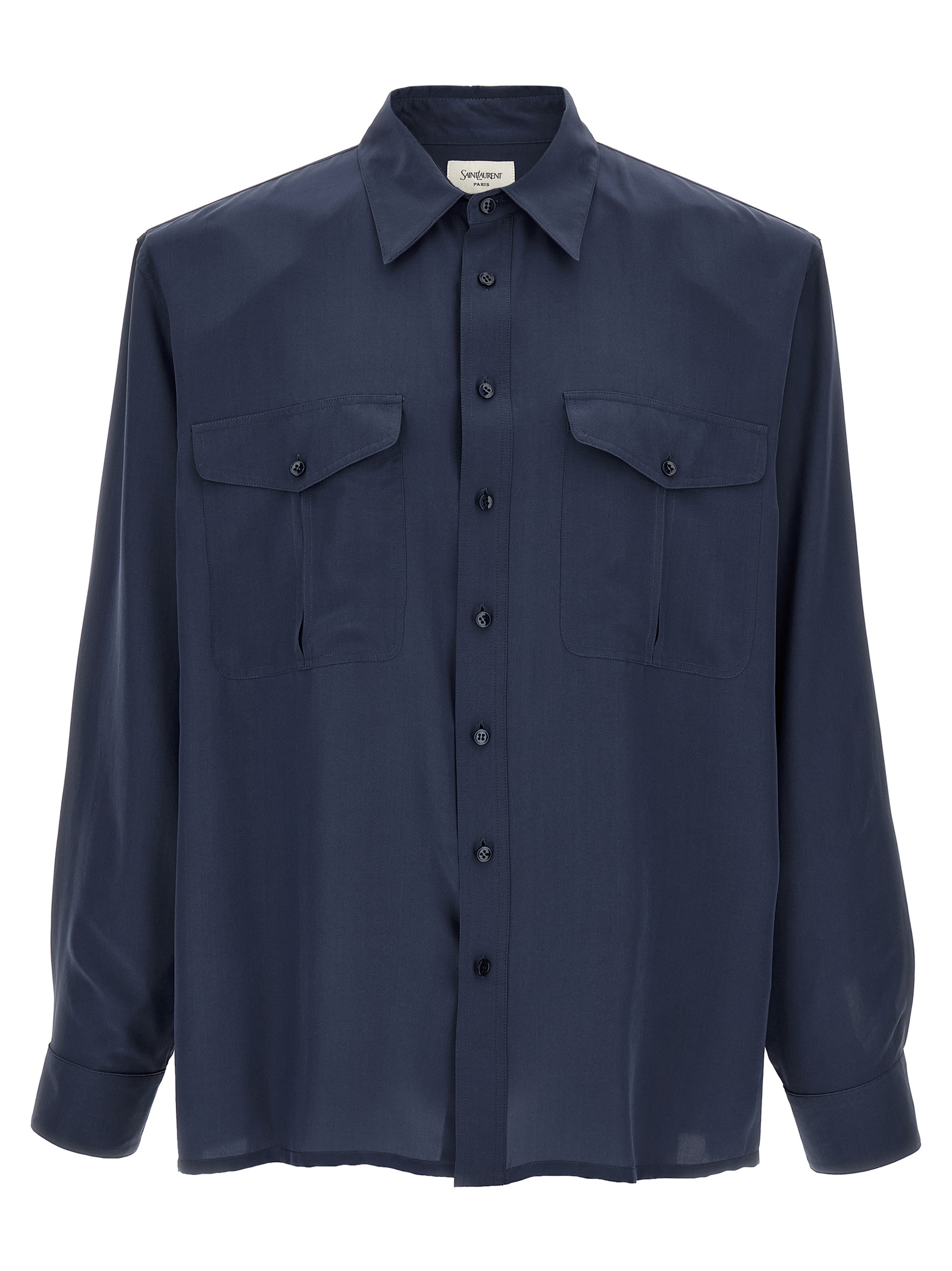 Saint Laurent Viscose And Silk Shirt