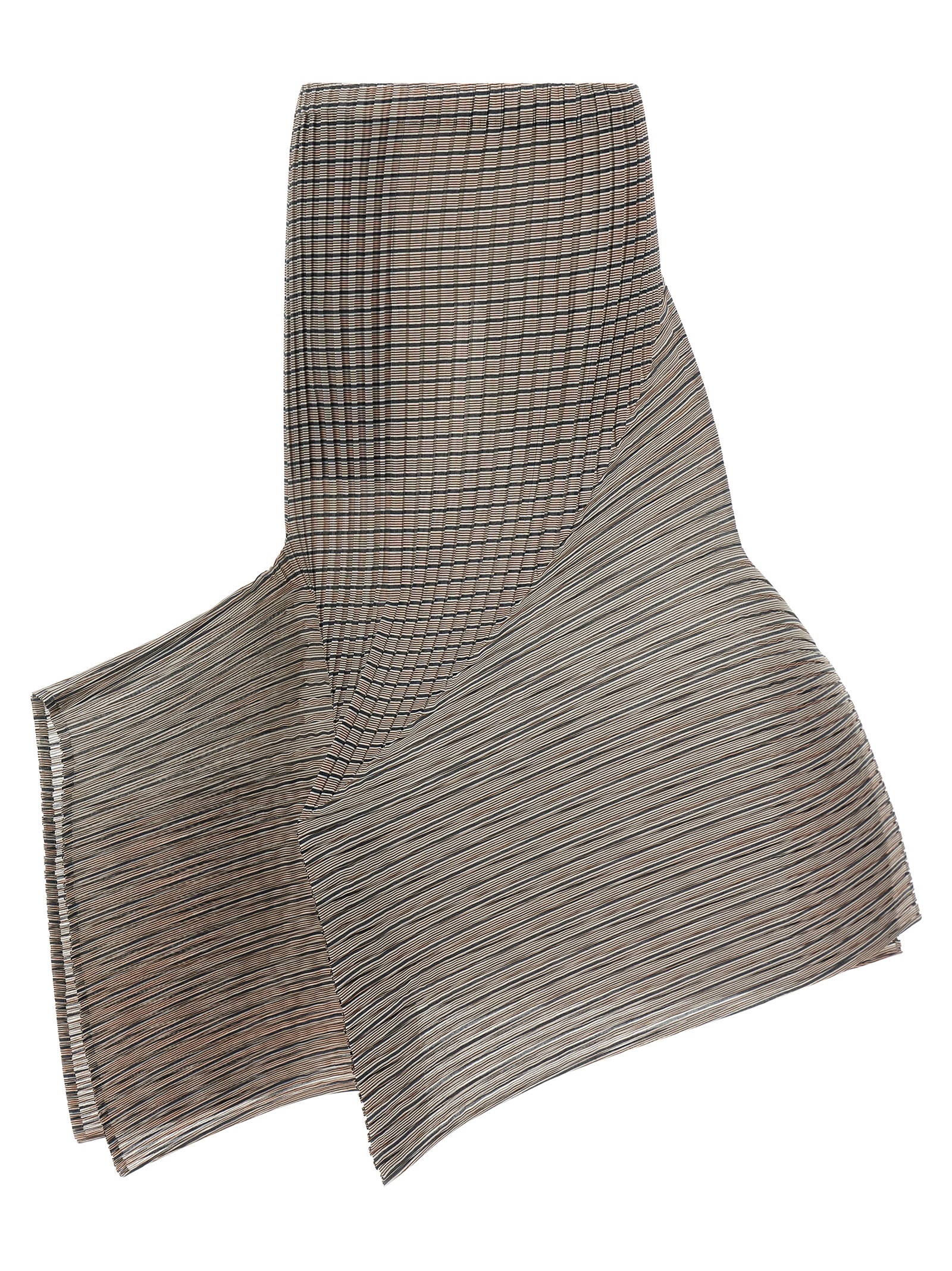 Issey Miyake Generic Stripes (machine Pleats) Skirt