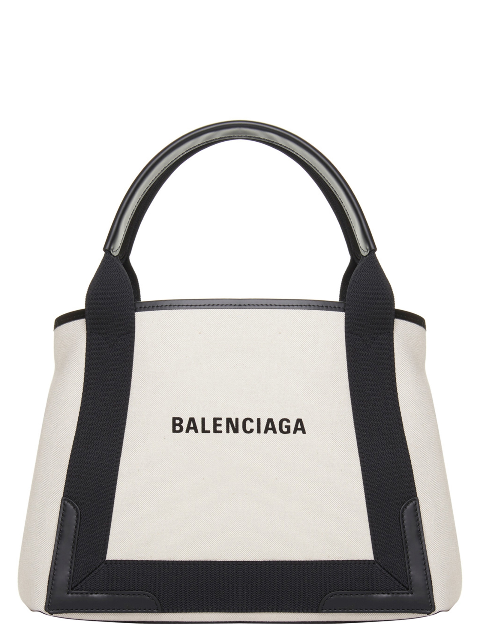 Balenciaga Navy Cabas Small Shopping Bag