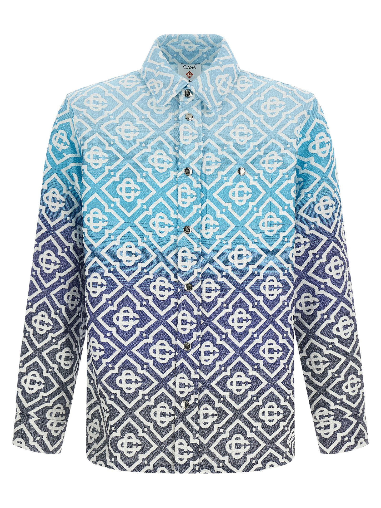 Casablanca Shacket Monogram Gradient Jacquard