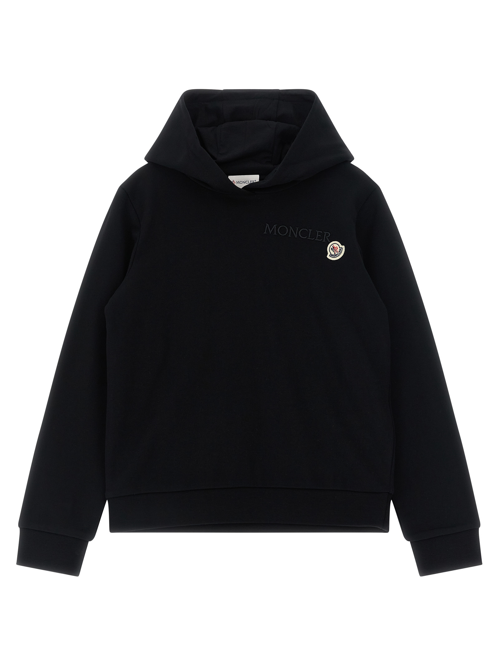 Moncler Enfant Logo Embroidery Hoodie