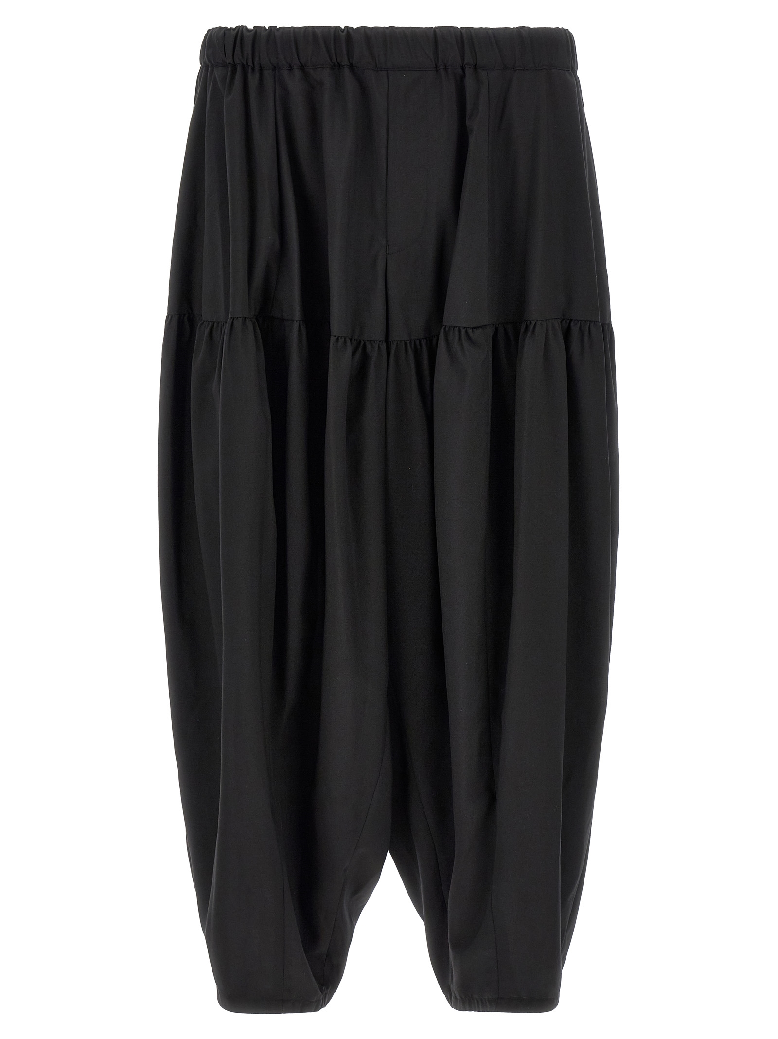 Comme Des Garcons Black Barrel Leg Pants