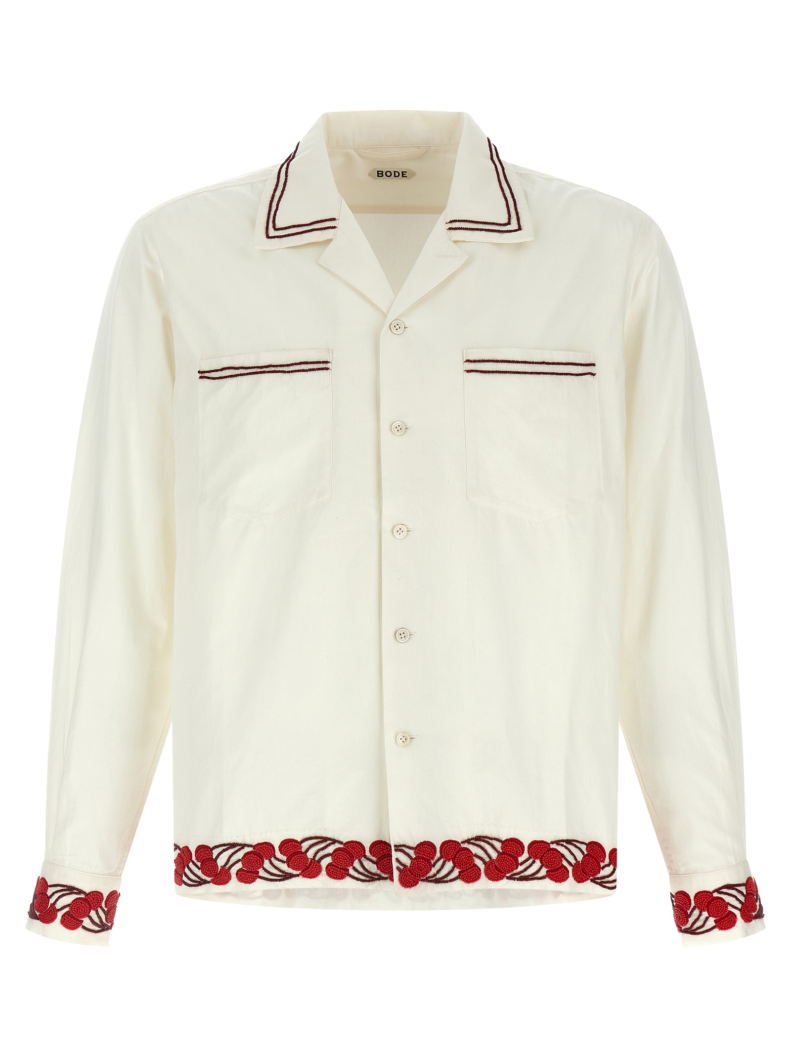 Bode Cherry Lane Beaded Shirt