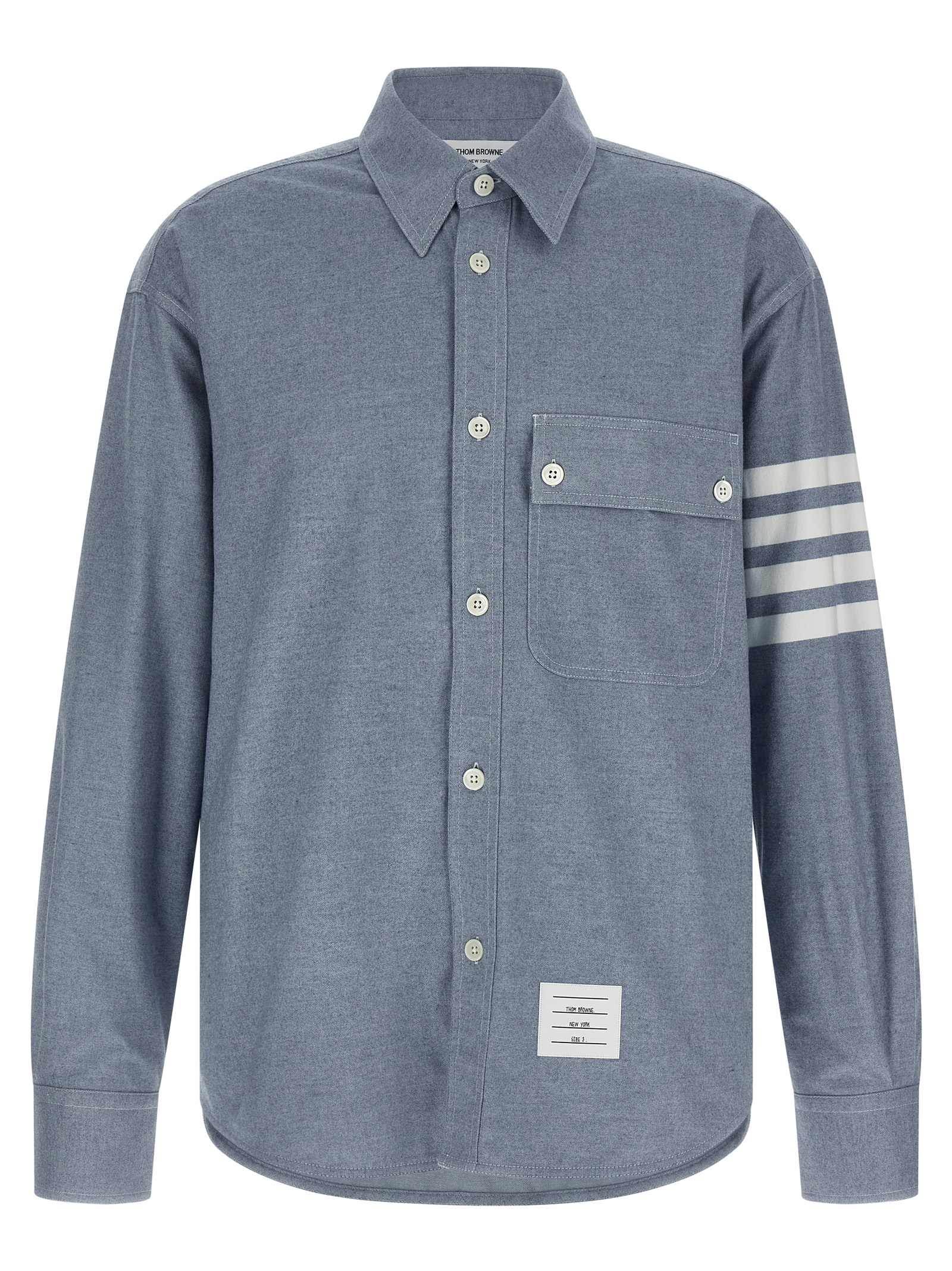 Thom Browne 4bar Flannel Shirt